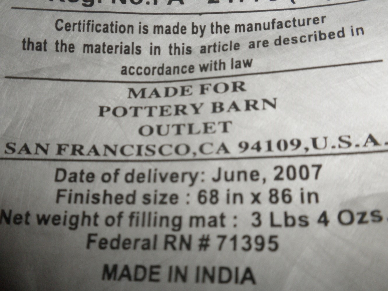 Pottery Barn Twin Bed Quilts