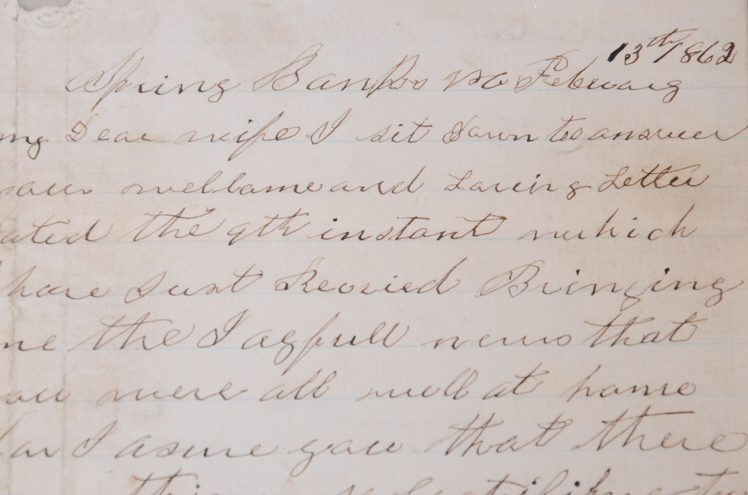 Civil War Soldiers Letters Home