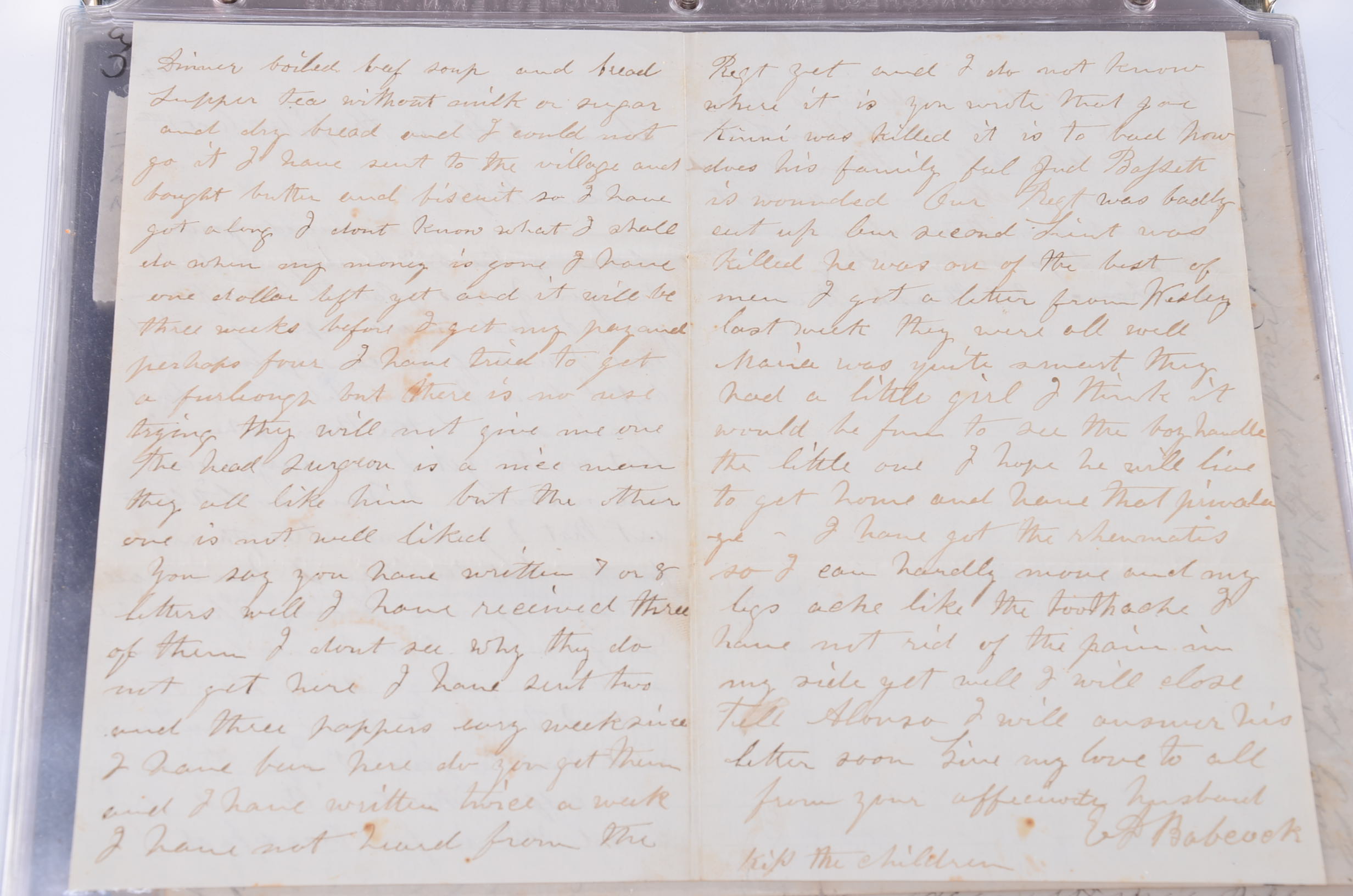 Civil War Soldiers Letters Home