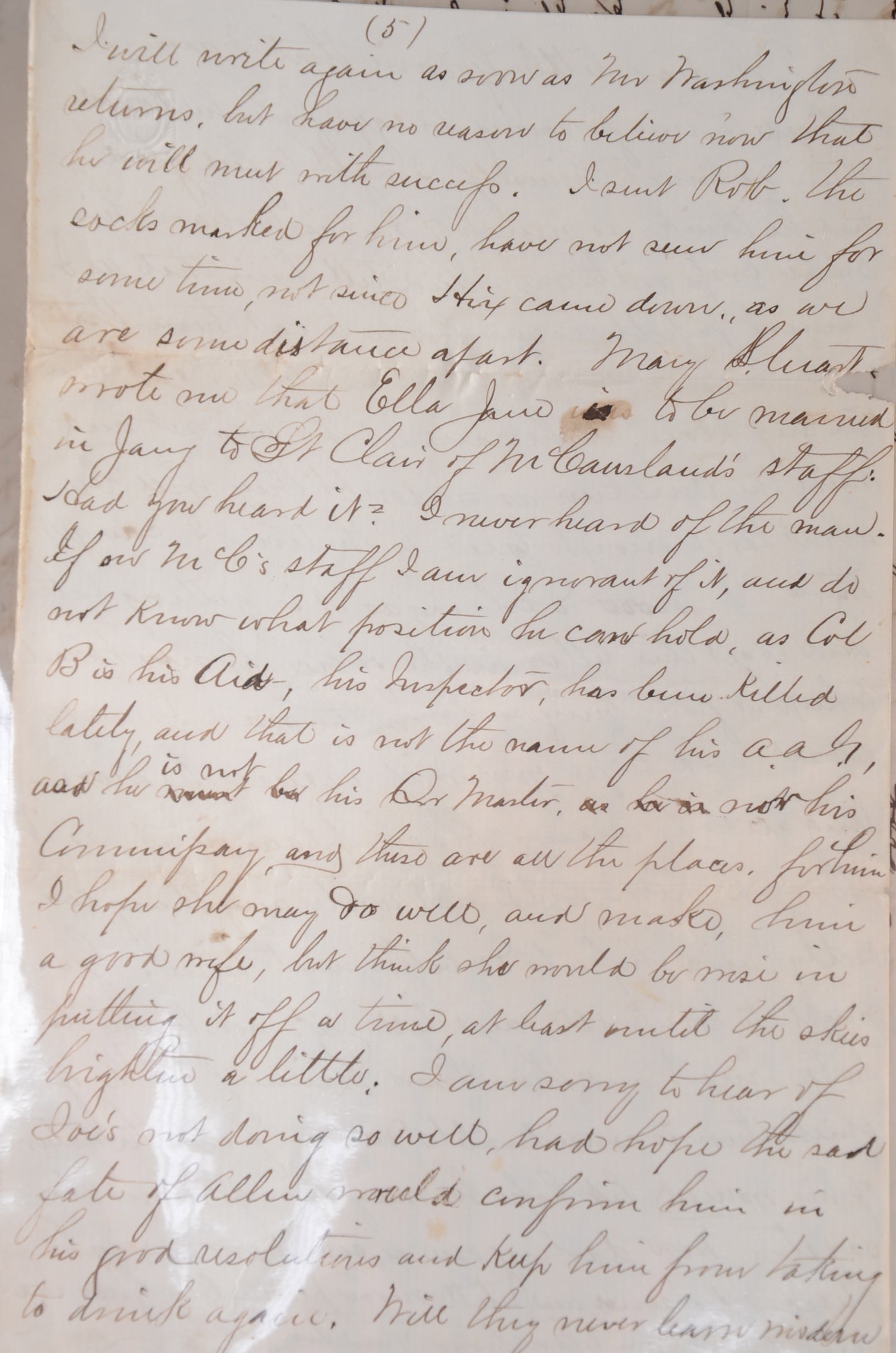 Letters from Civil War Soldiers Home