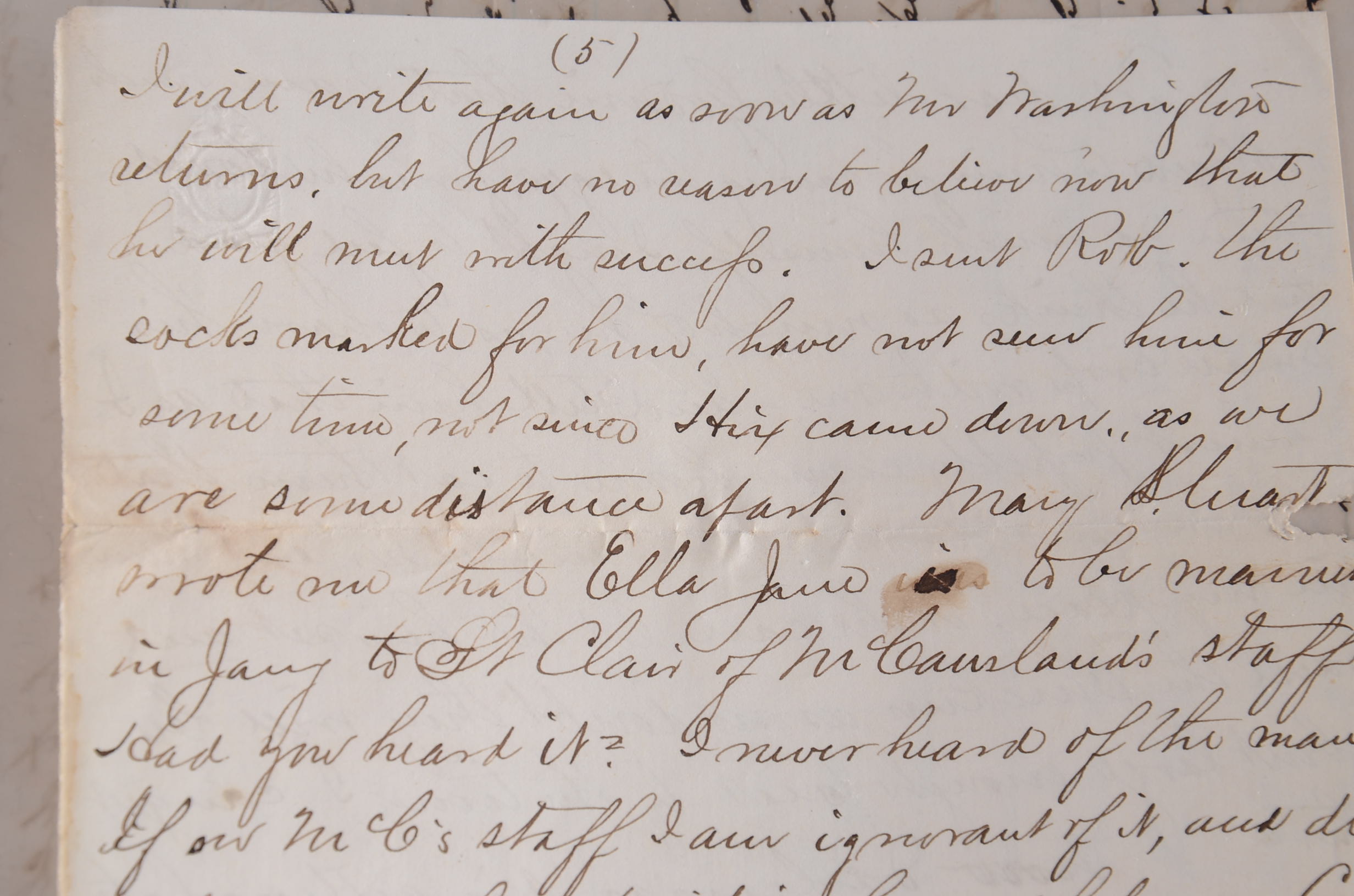 Letters from Civil War Soldiers Home