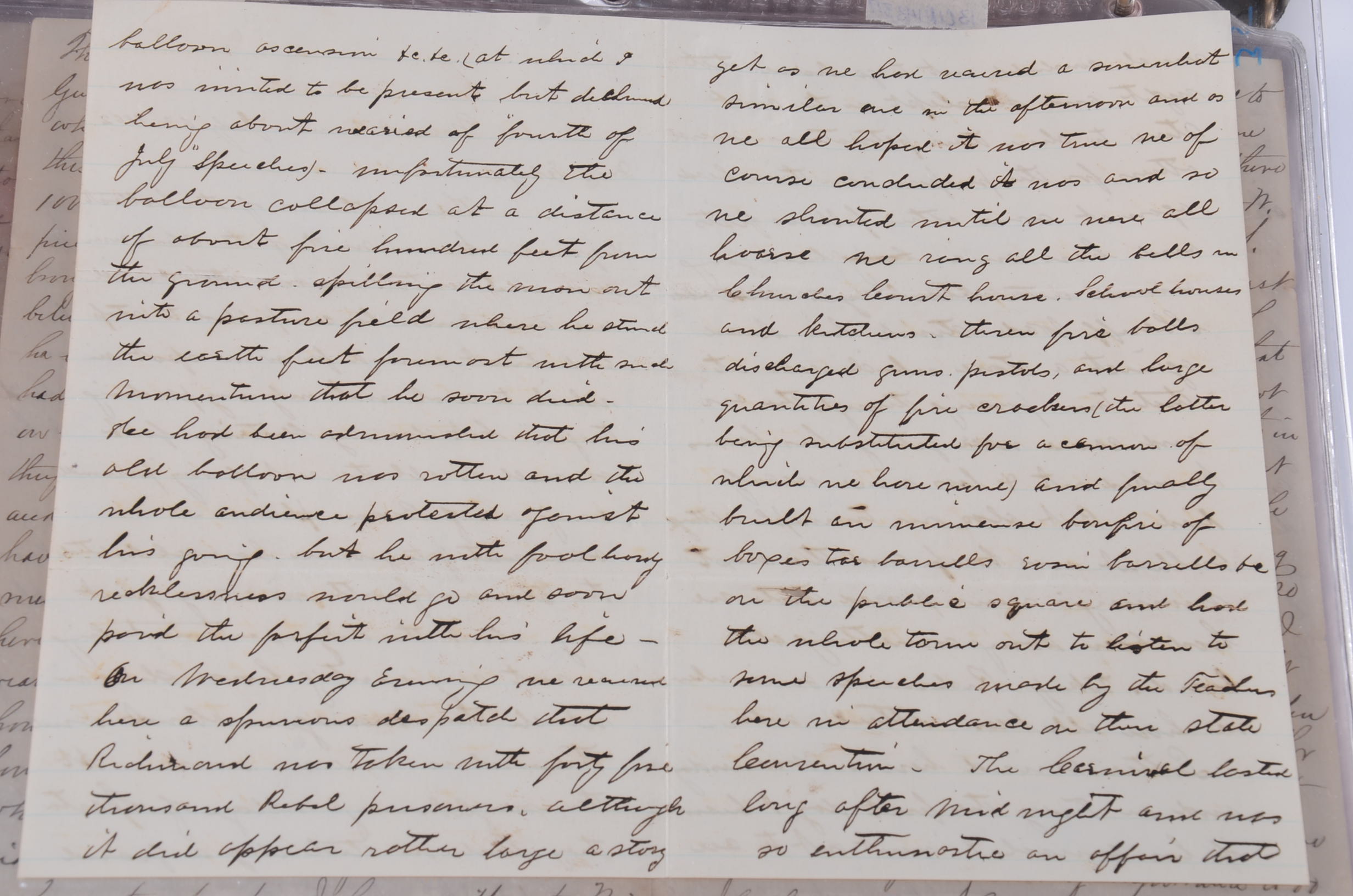 Letters from Civil War Soldiers Home