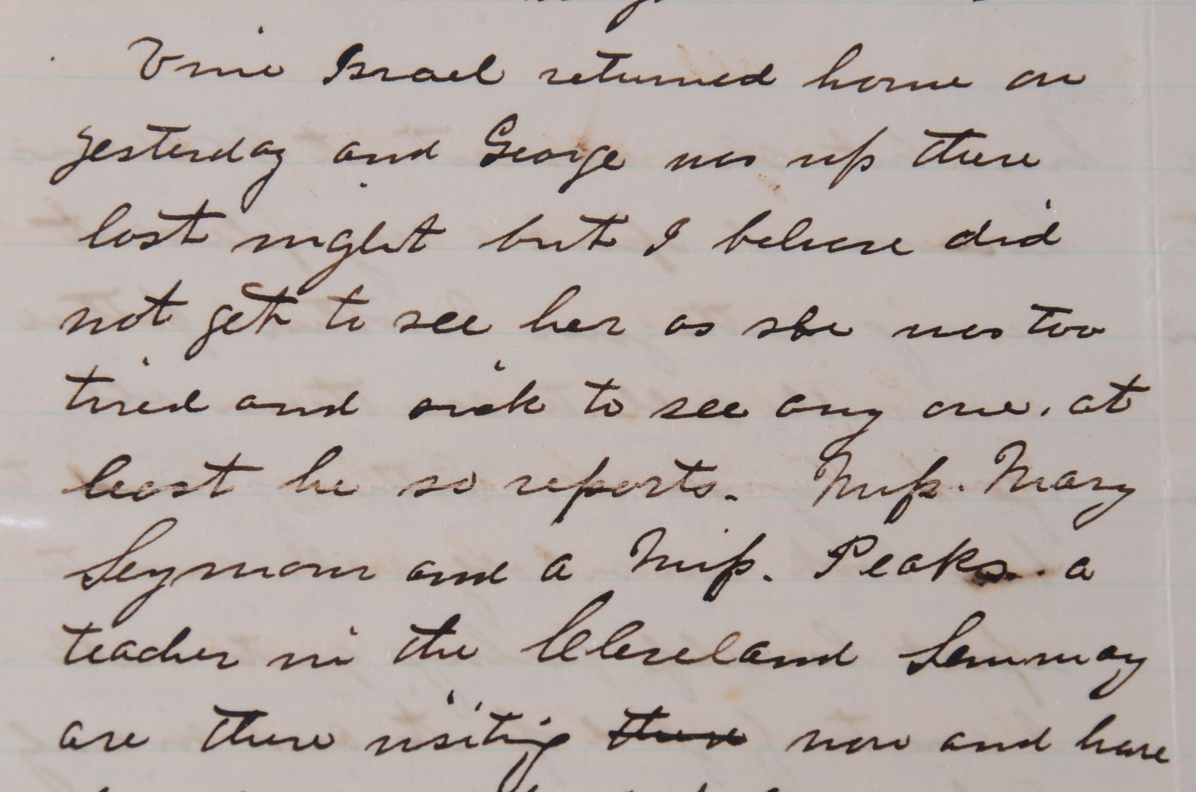 Letters from Civil War Soldiers Home