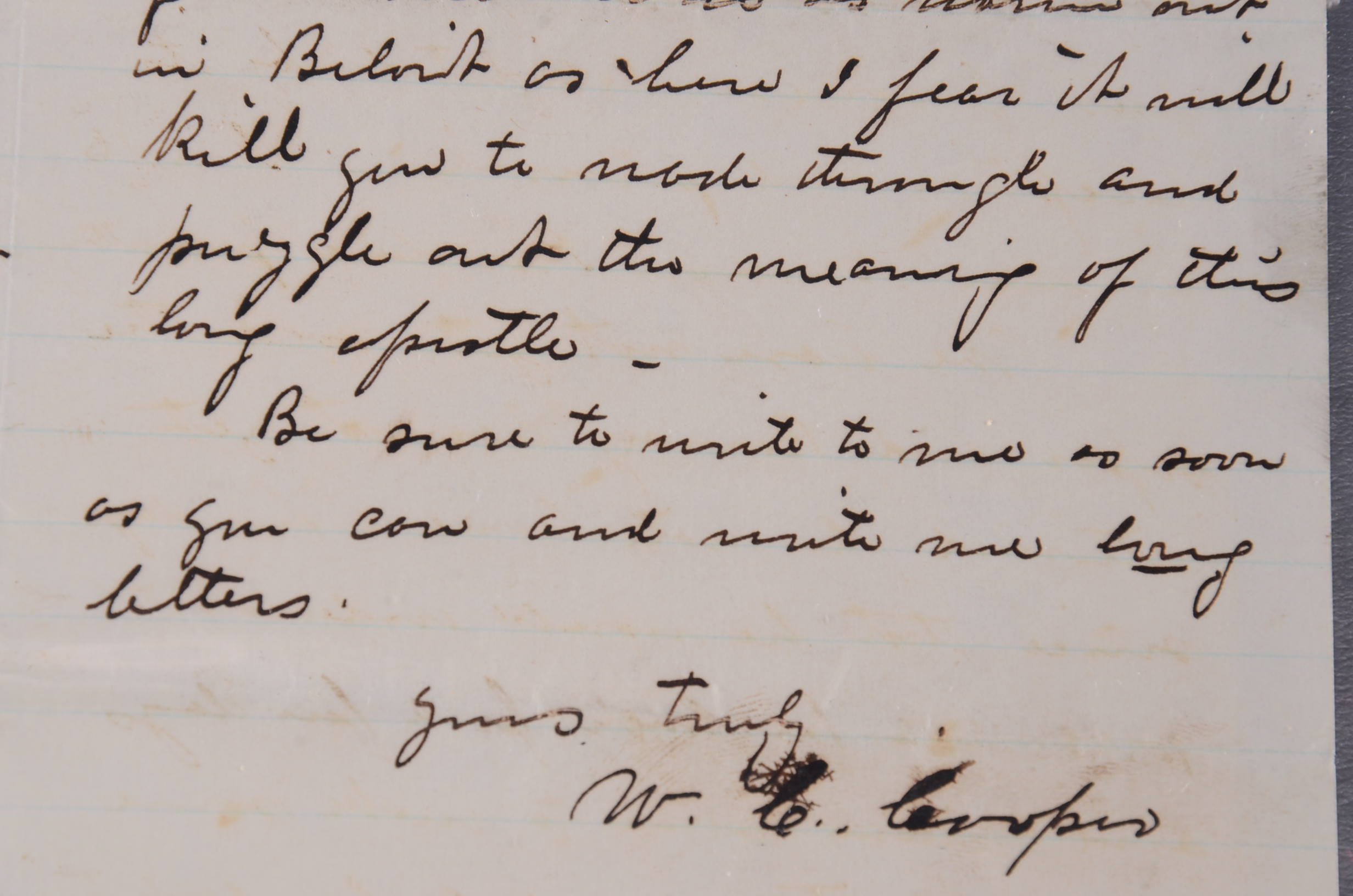 Letters from Civil War Soldiers Home