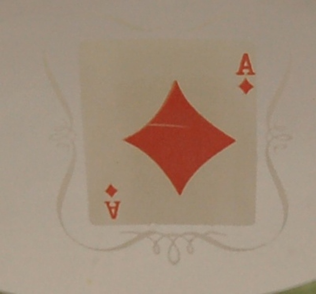 Duraglas Playing Card Glass Jar