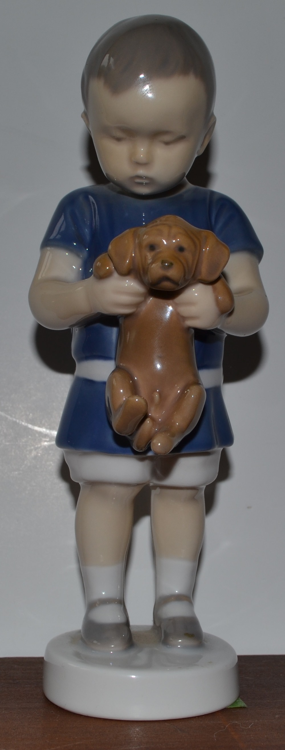  Bing & Grondahl Porcelain Figurine 'Ole With Dachshund'