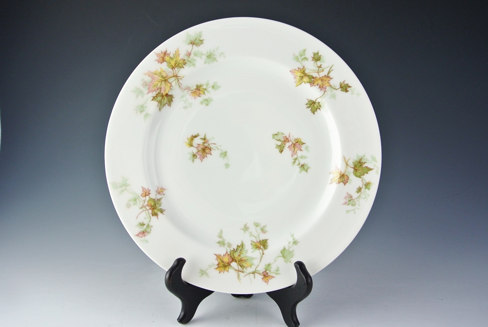 1893 Antique Limoges Fine China "Autumn Leaf" Pattern Dinner Ware
