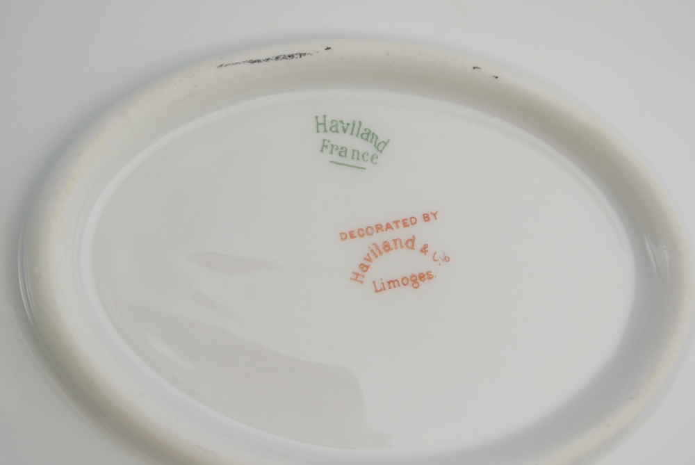 1893 Antique Limoges Fine China "Autumn Leaf" Pattern Dinner Ware