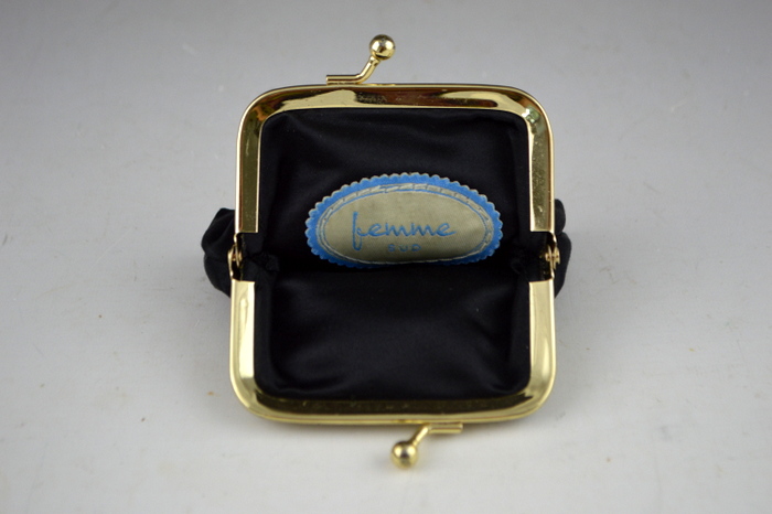 Tory Burch Melrose Black Patent Leather High Heel Ankle Boots Size 8 & Whimsical Change Purse