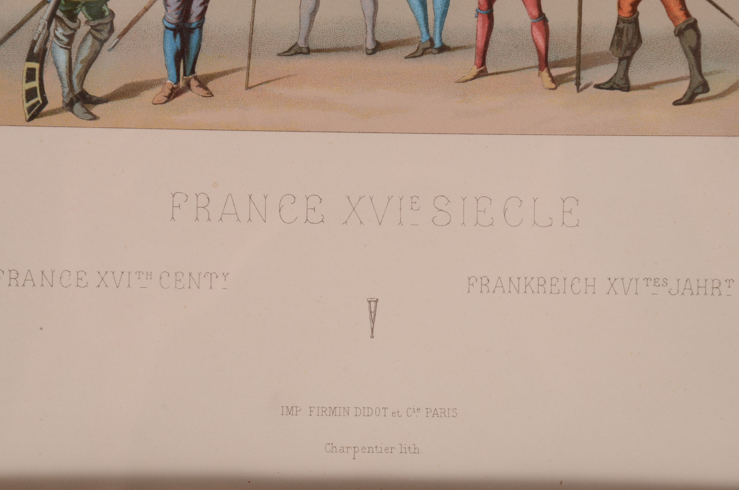 Four Original Antique French Chromolithographs