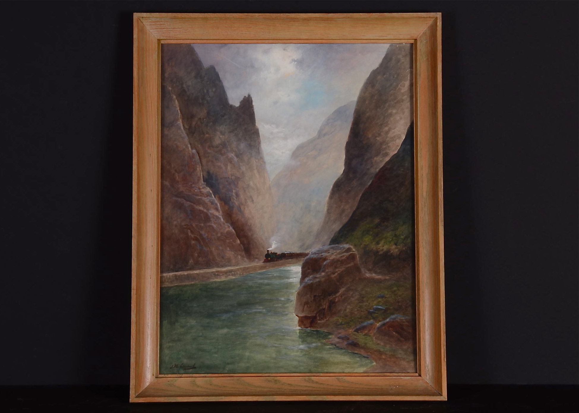 Original J.W. Goyyard Watercolor on Paper Painting