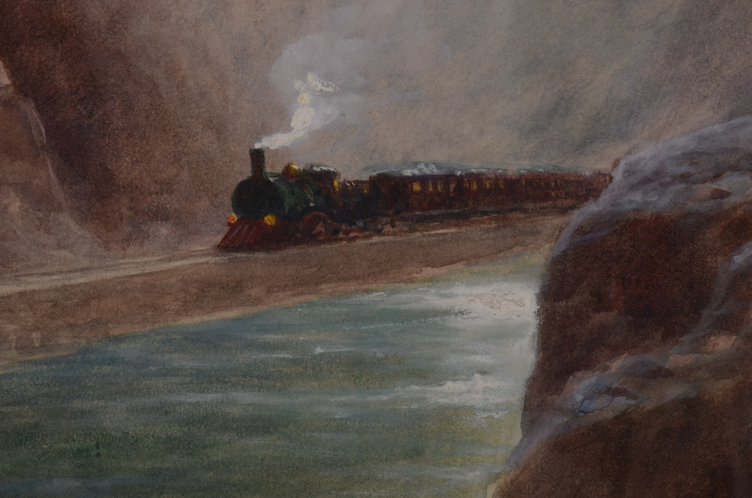 Original J.W. Goyyard Watercolor on Paper Painting