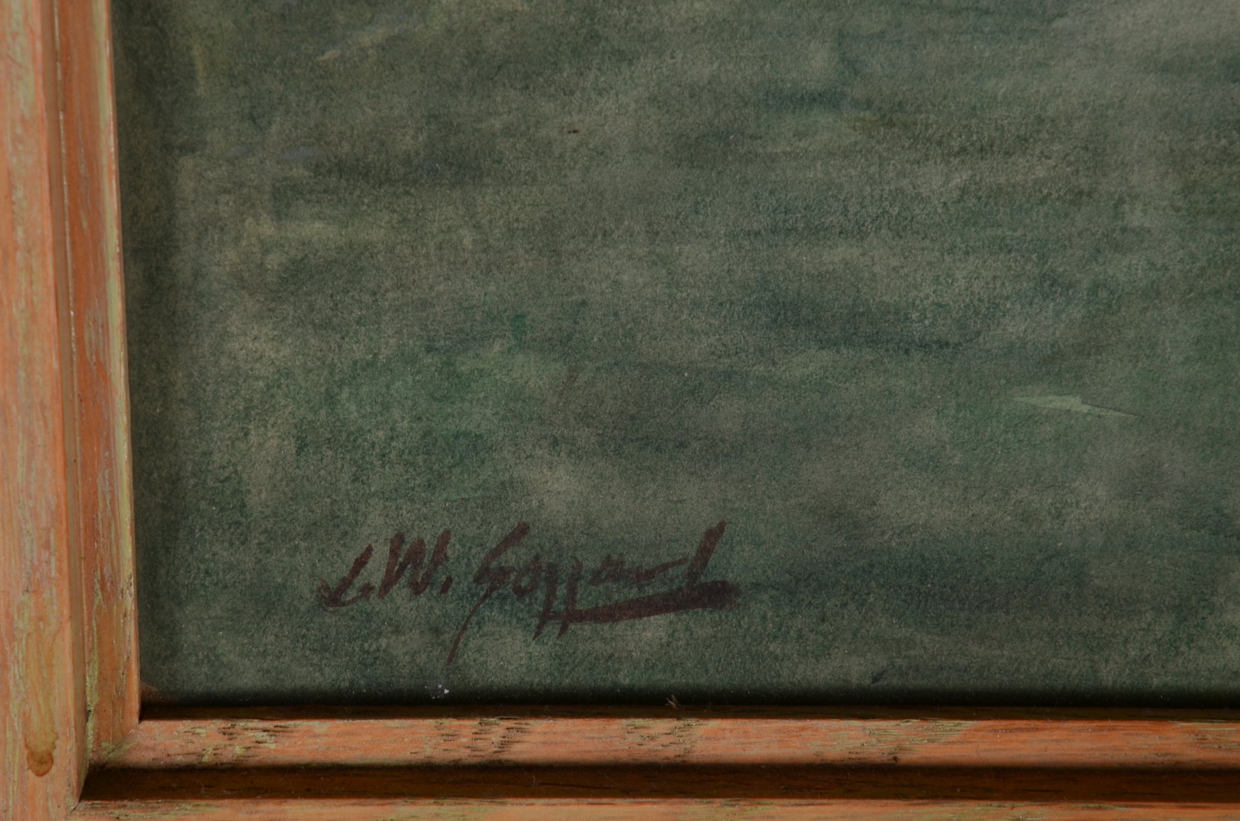 Original J.W. Goyyard Watercolor on Paper Painting