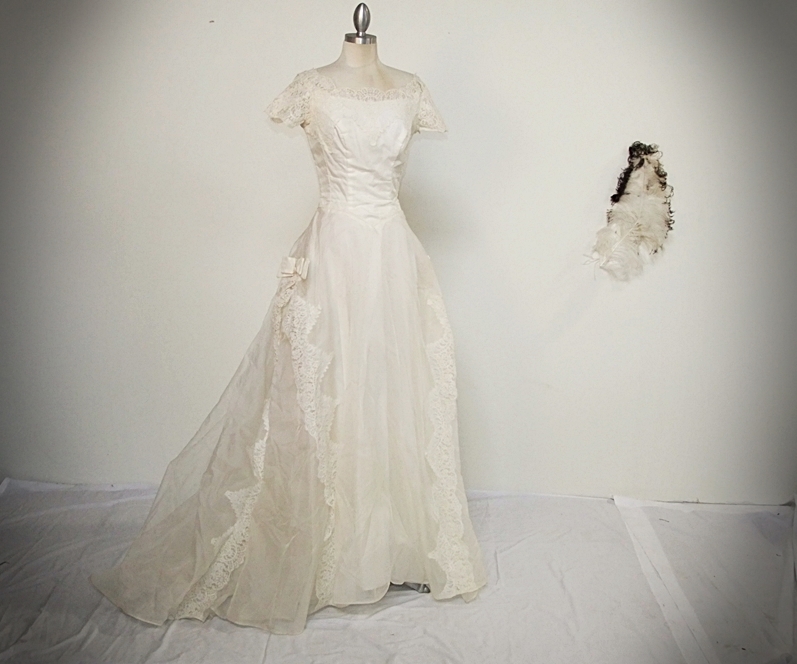 Two Vintage Wedding Gowns