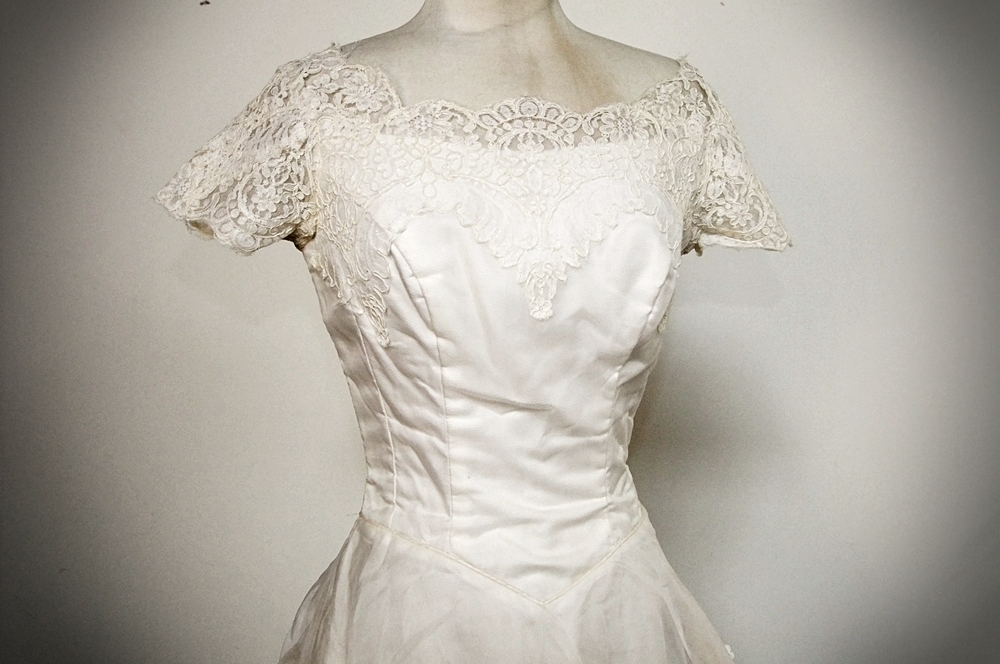 Two Vintage Wedding Gowns