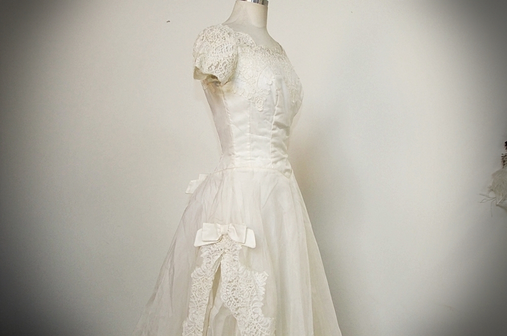 Two Vintage Wedding Gowns