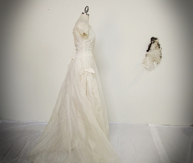 Two Vintage Wedding Gowns
