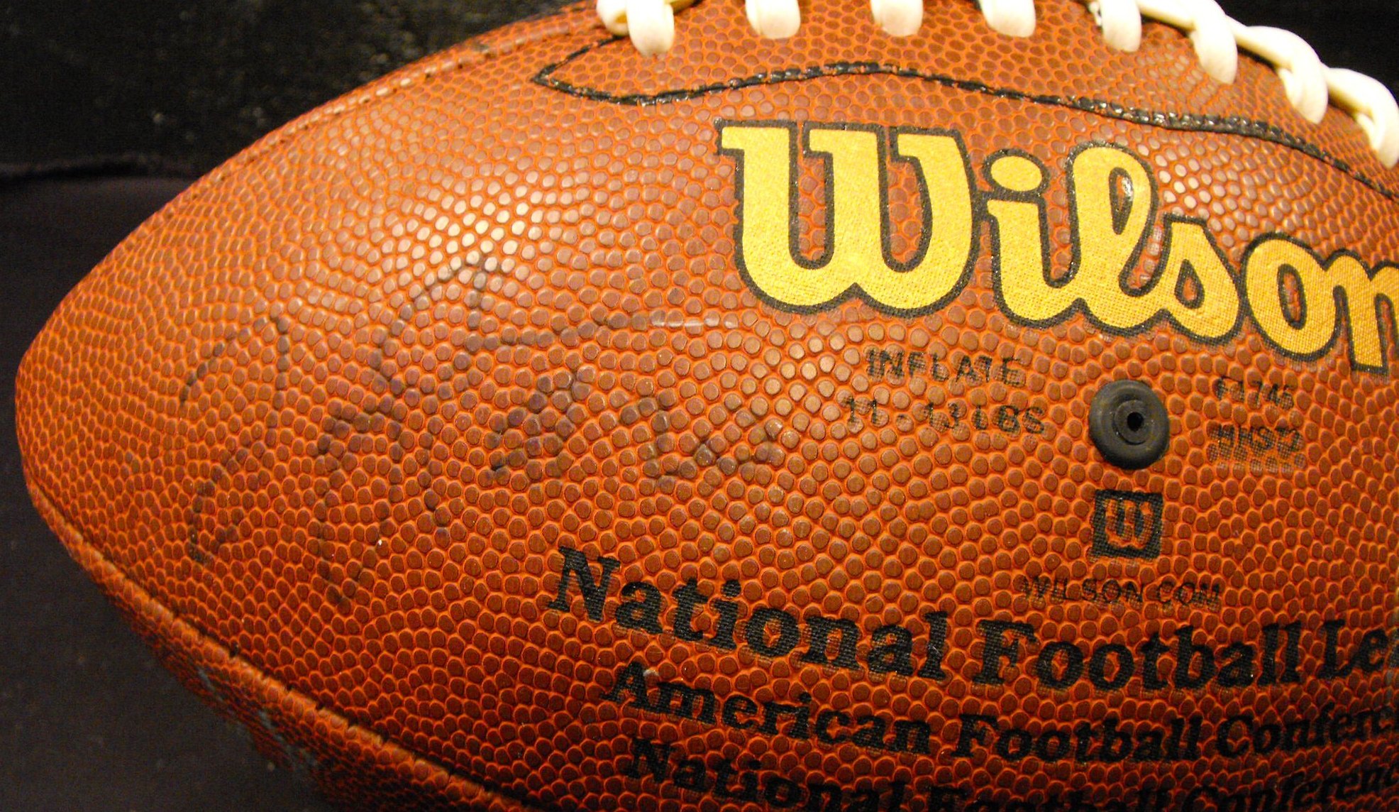 Cincinnati Bengals Team Autogaphed NFL Wilson Football With Many Signatures