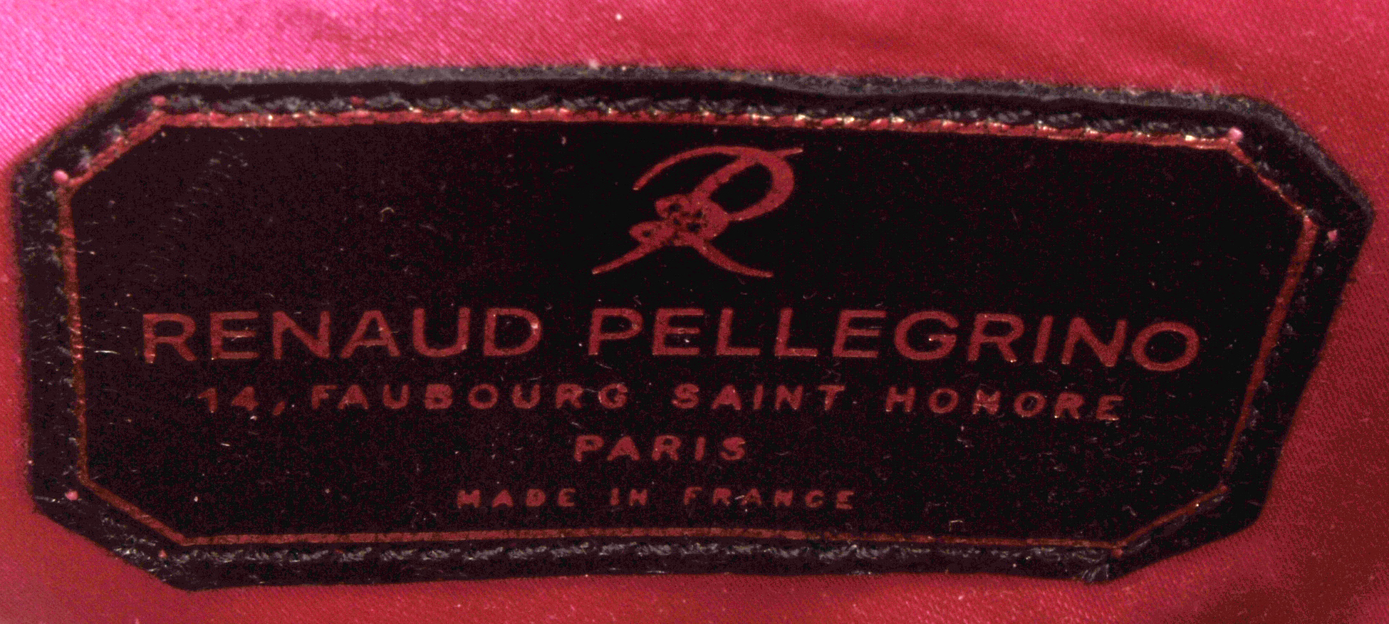  Renaud Pellegrino and Red Suede Handbag