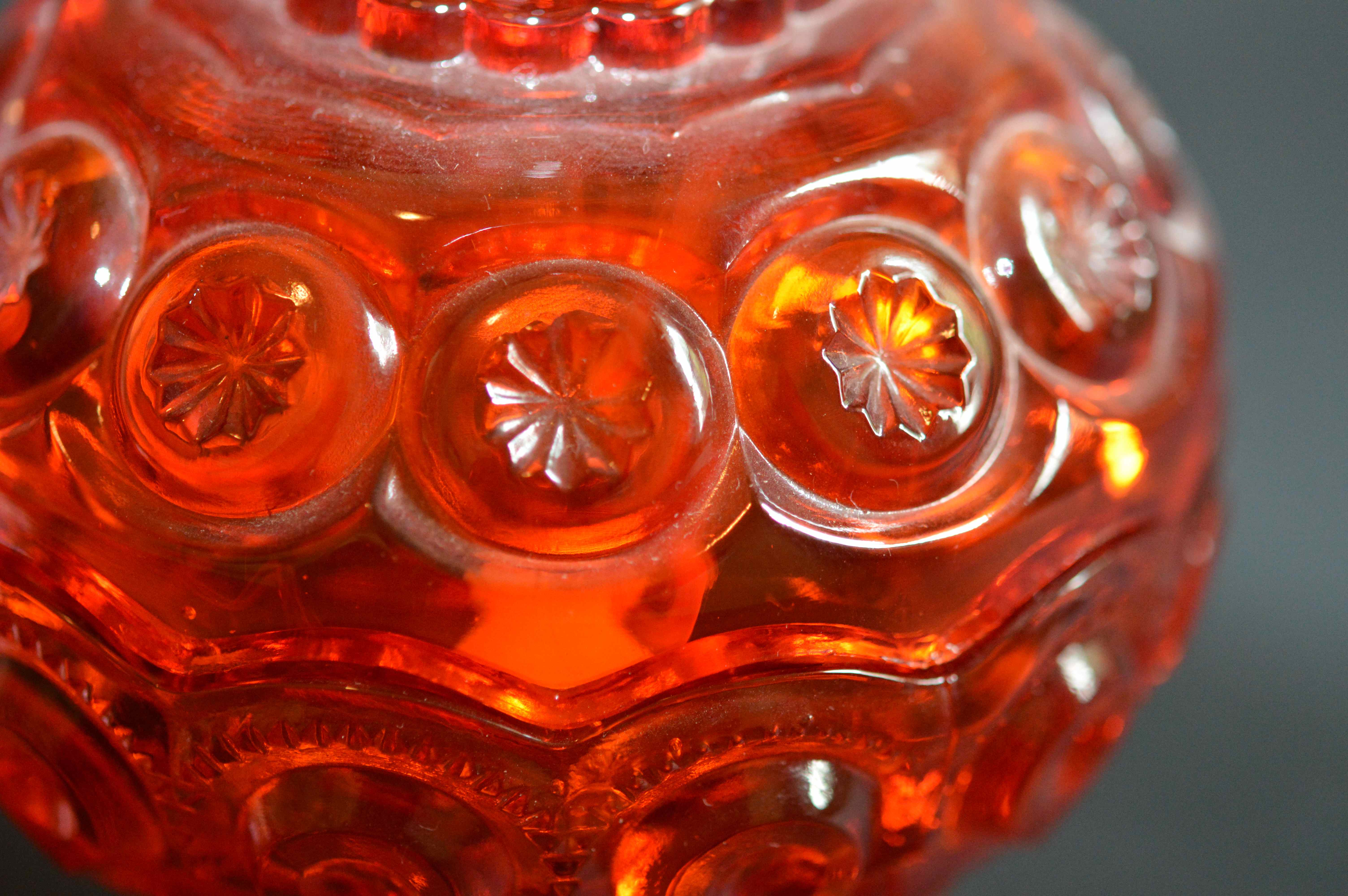 Antique Carnival Glass Bowl Plus