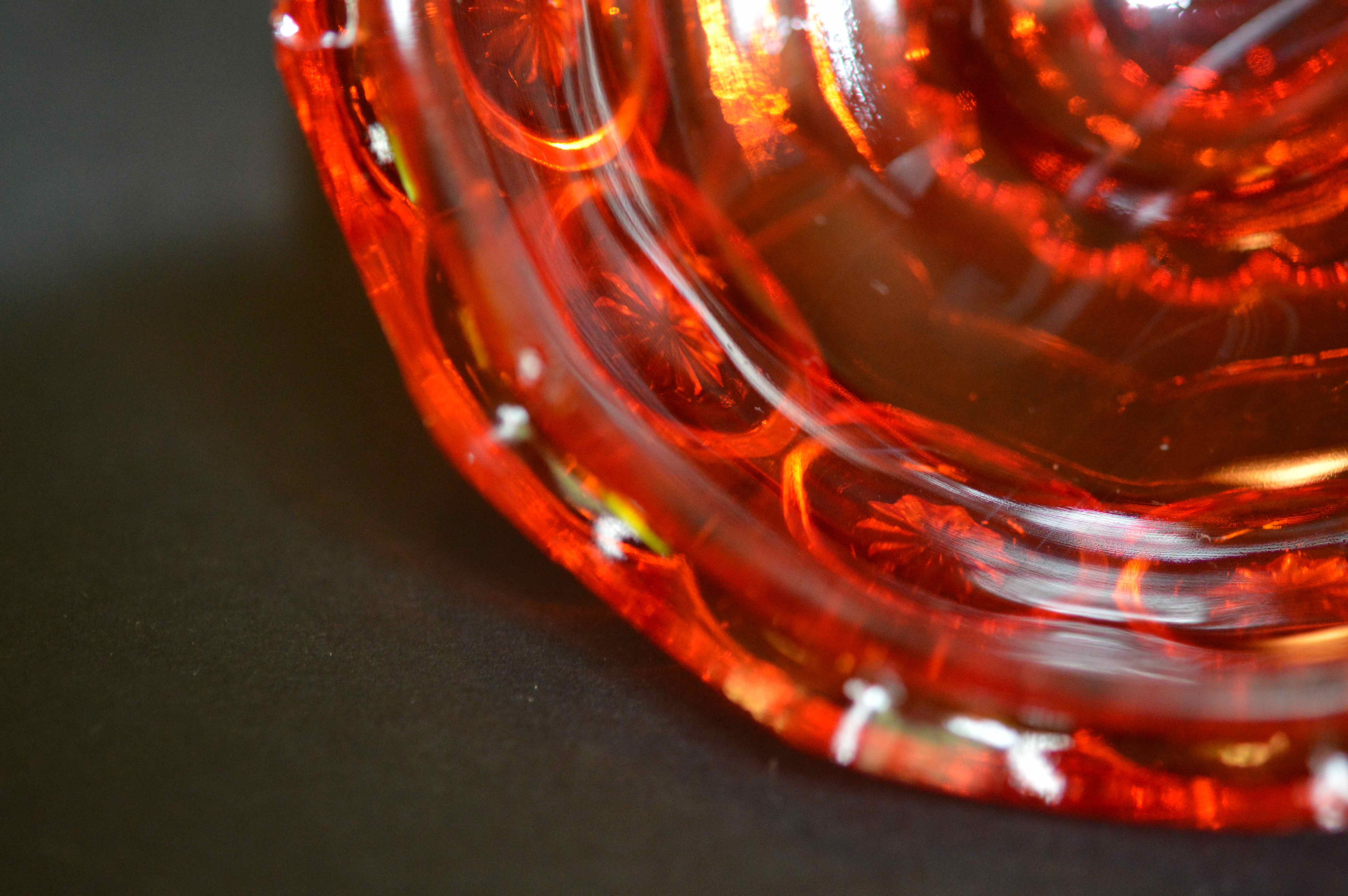 Antique Carnival Glass Bowl Plus