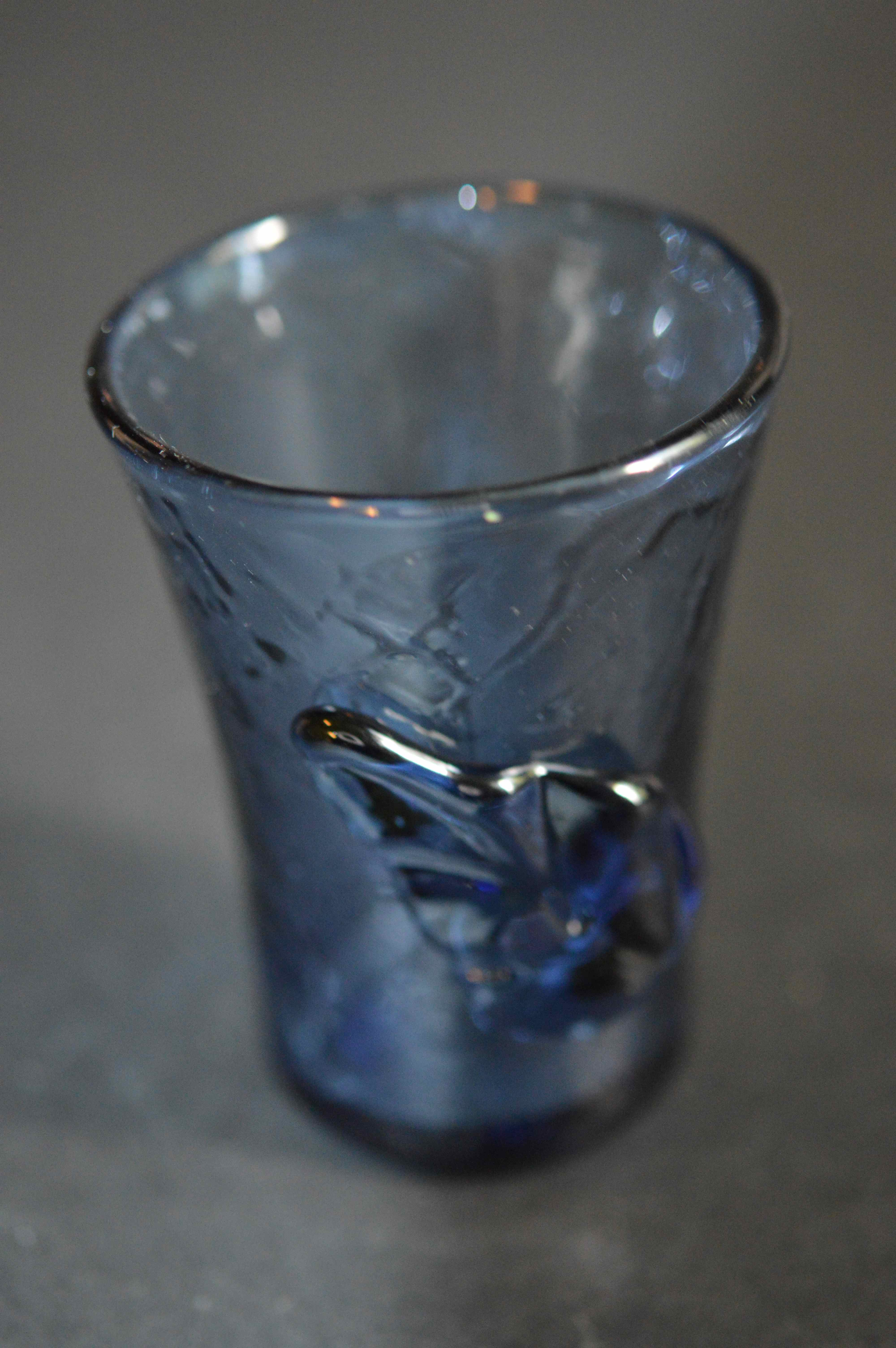 3 Crackle Glass Pieces