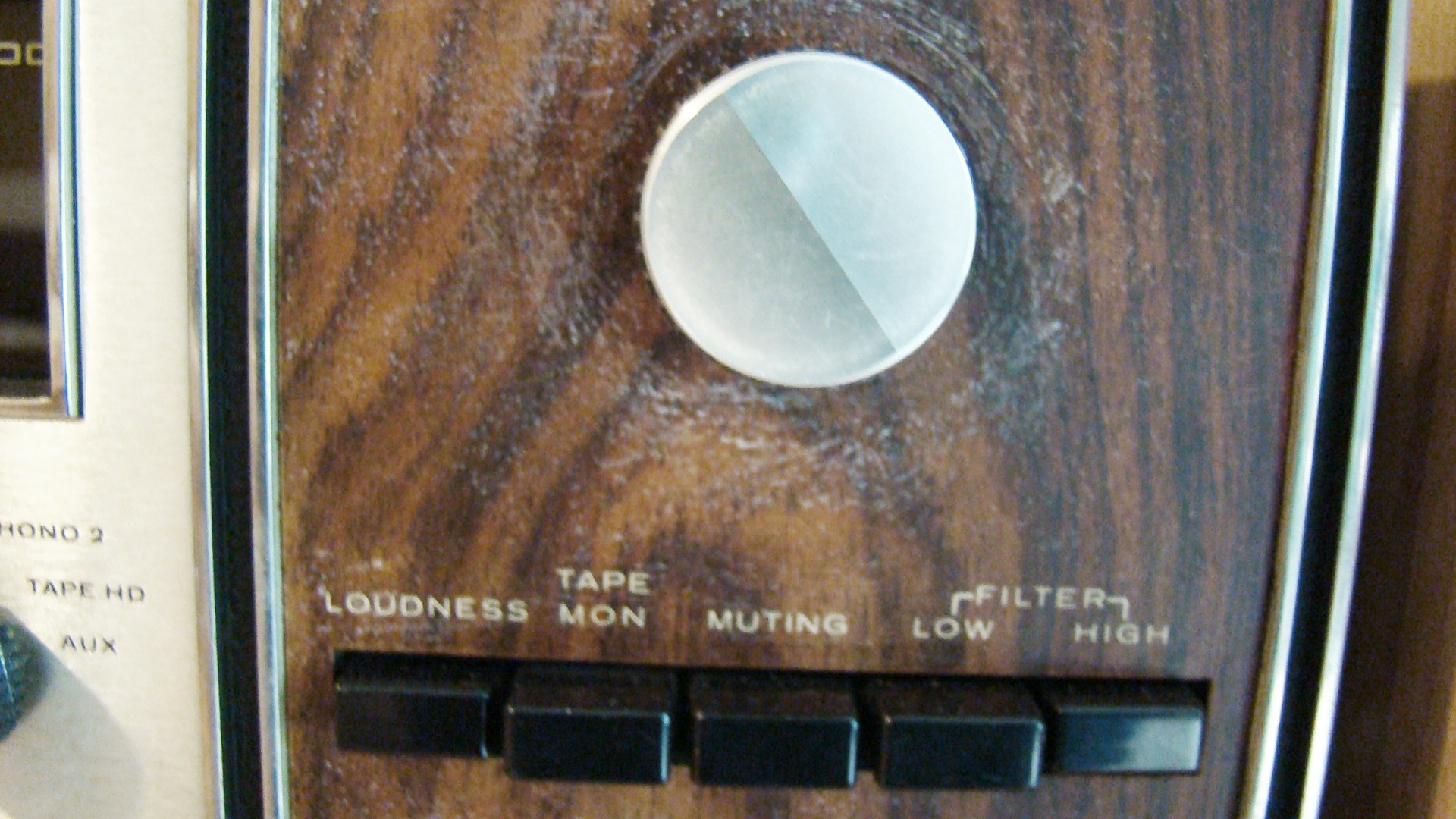 Vintage Kenwood Receiver and Garrad Record Player With Two Speakers