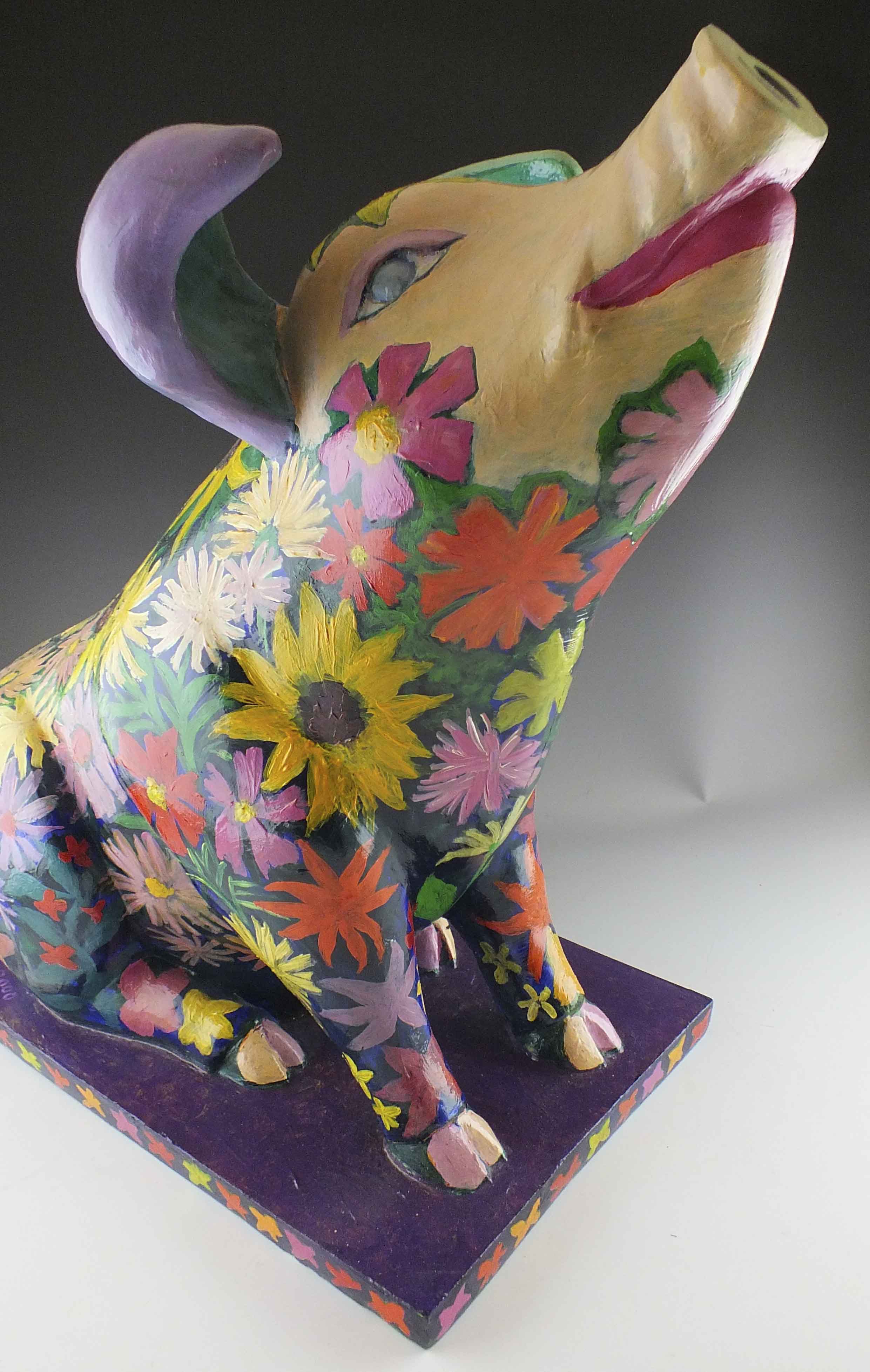 Decoupage Cincinnati Pig 