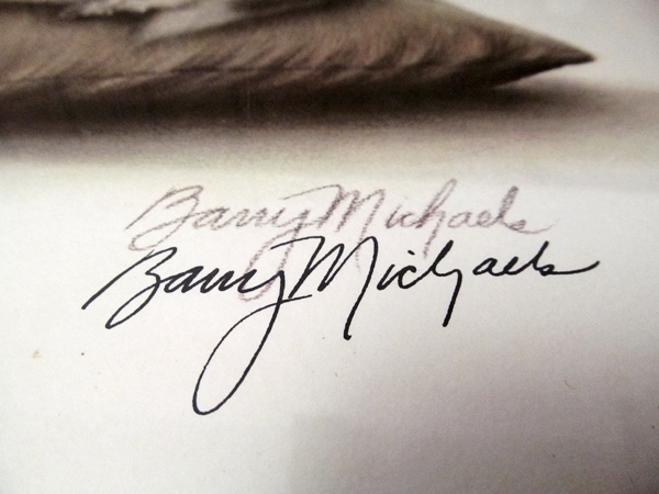 "Old Dog Tray" lithograph by Barry Michaels