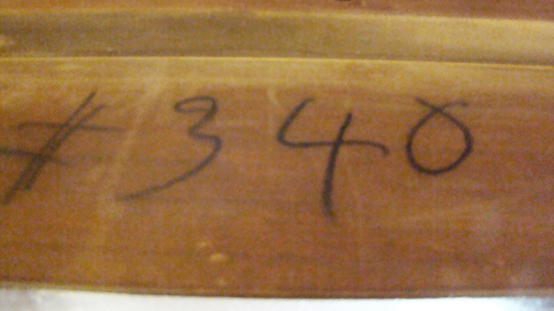 Vintage Full Size Walnut Bed.