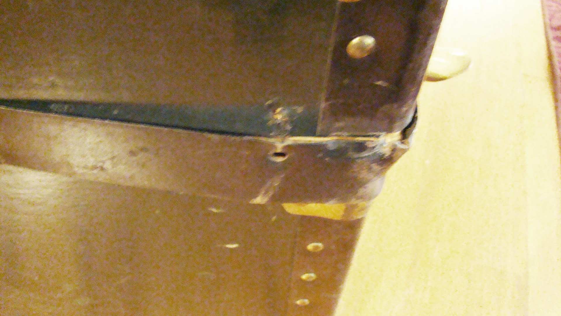 Vintage Green Metal Trunk by Vacation's