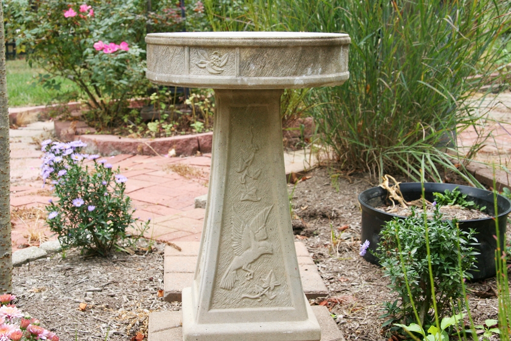 Concrete Bird Bath