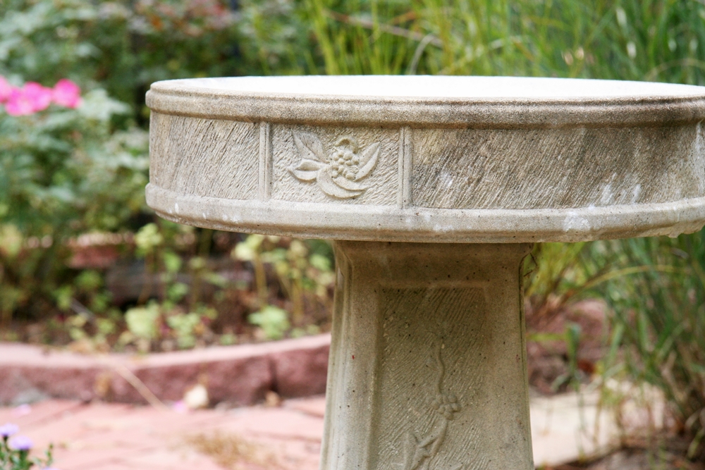 Concrete Bird Bath