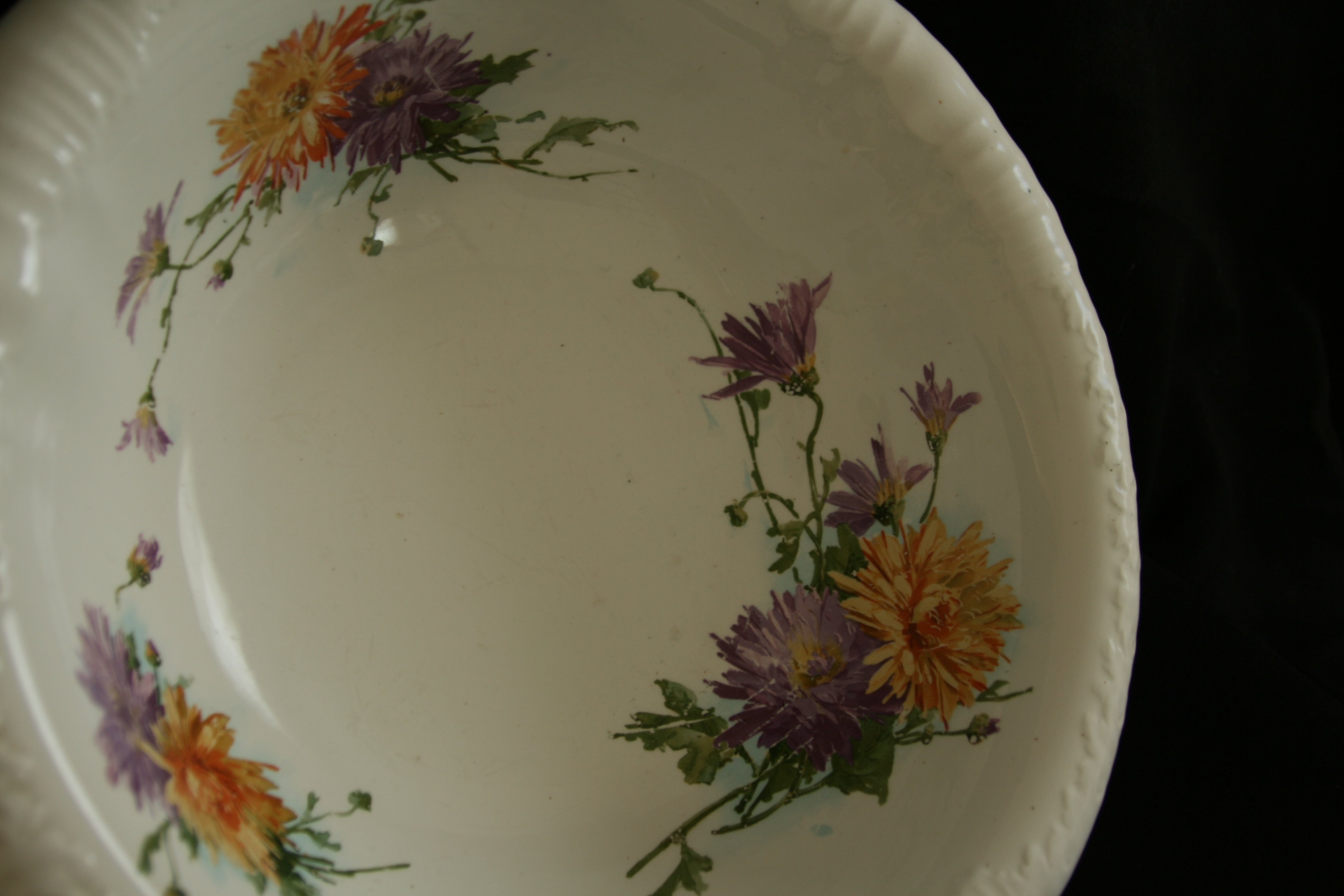 Vintage Large Ceramic Wash Bowl Basin