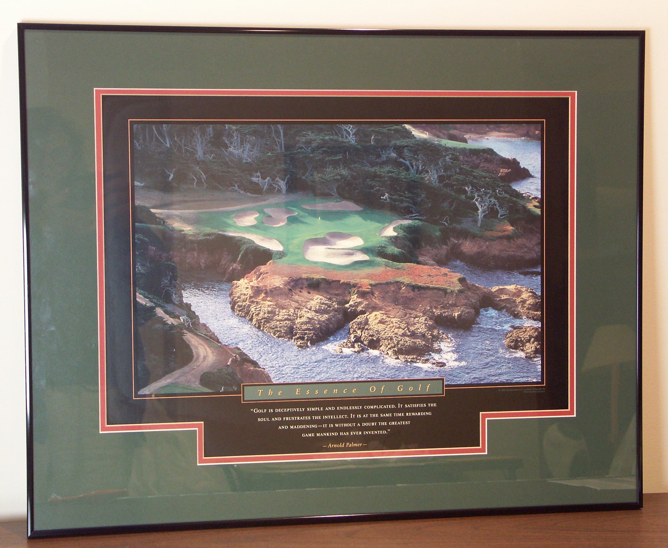 "The Essence of Golf" Framed Arnold Palmer Poster