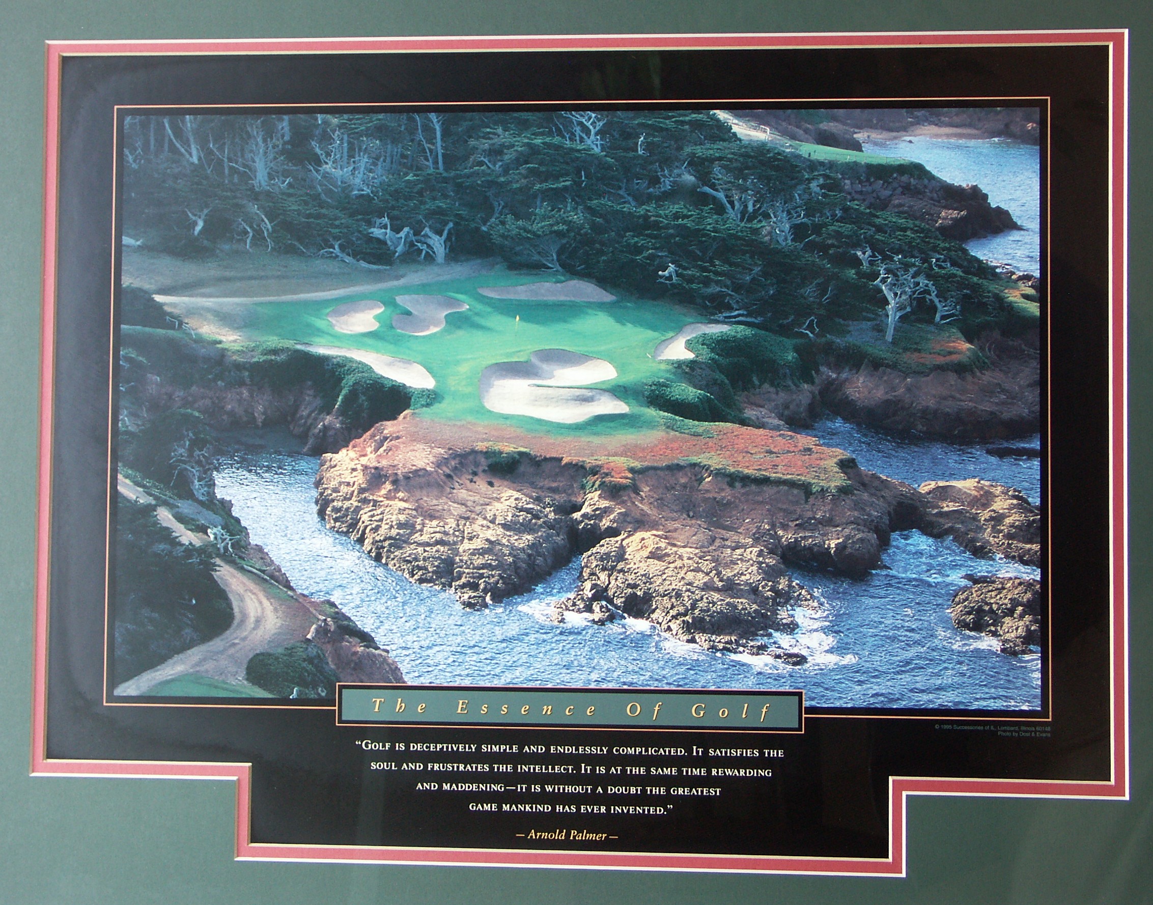 "The Essence of Golf" Framed Arnold Palmer Poster