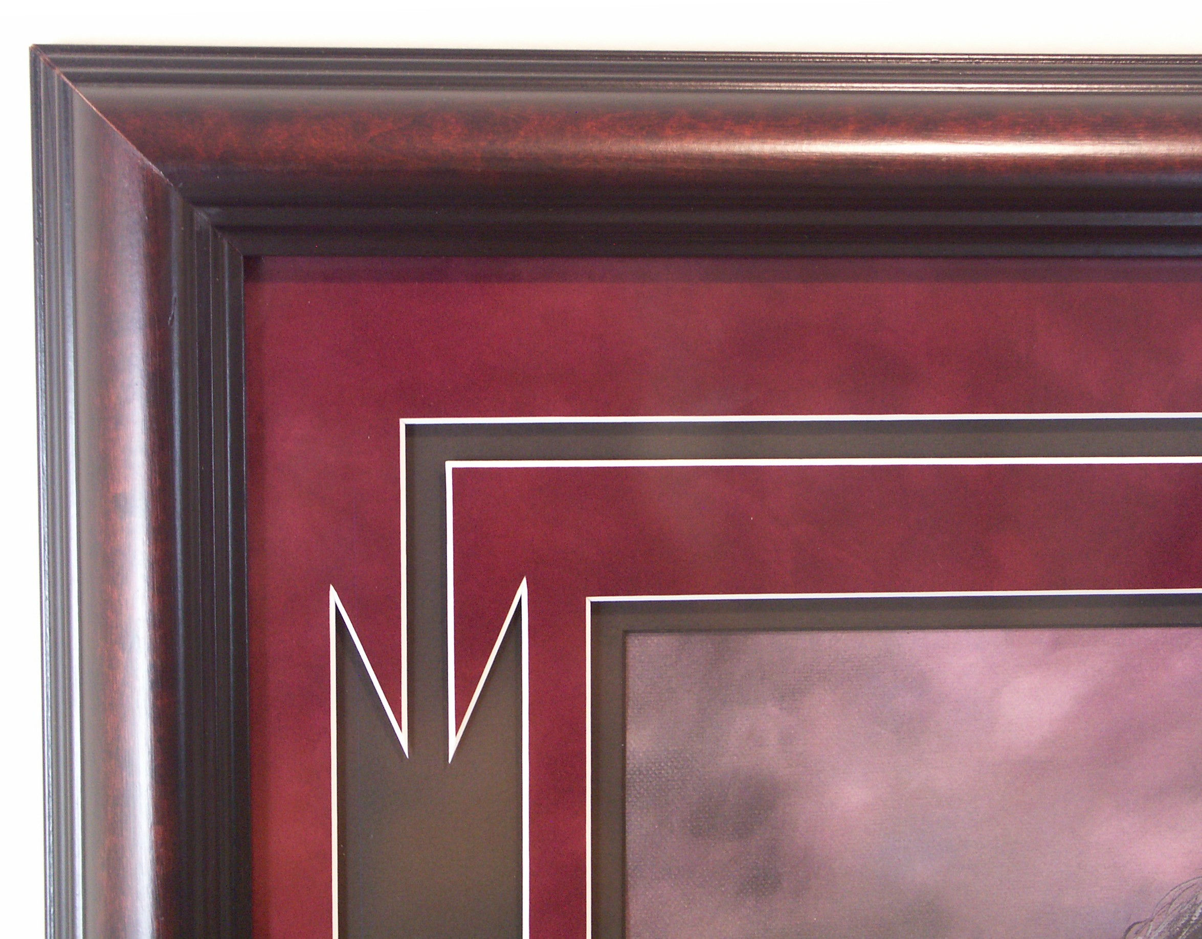 John W. Hill Framed Lithograph "Chief Joseph" Signed Artist Proof