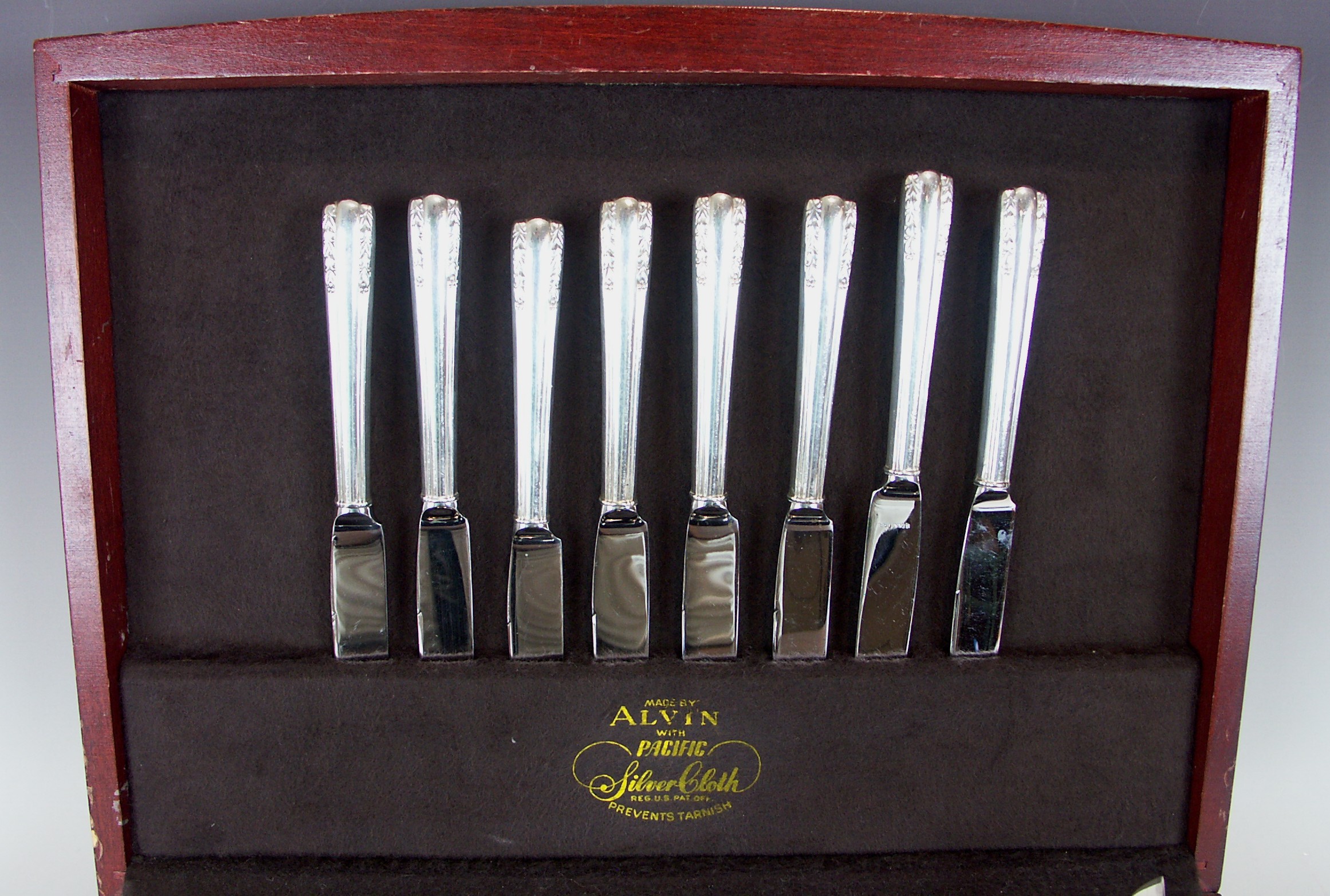 Alvin "Chapel Bells" Sterling Silver Flatware and Storage Box