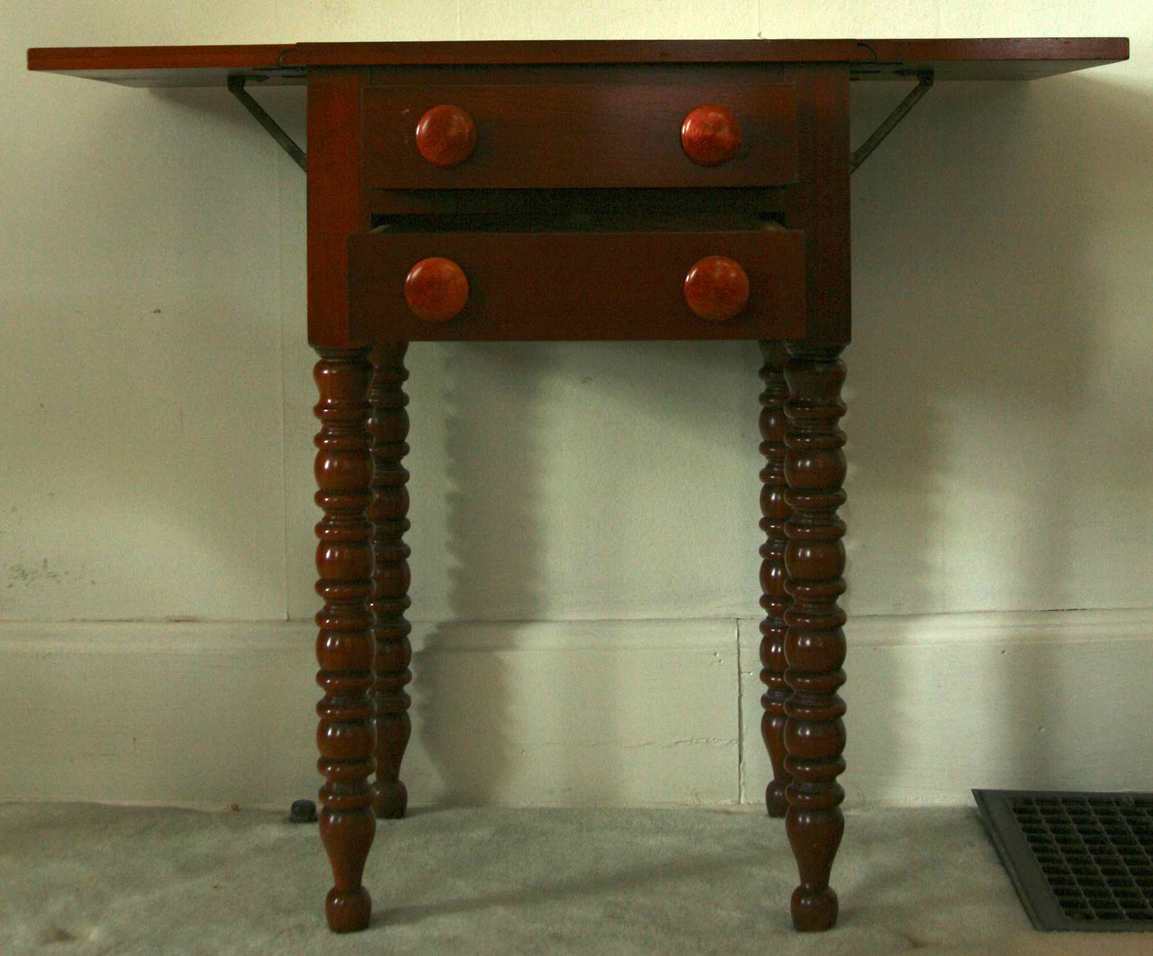Davis Cabinet Company Drop Leaf Night Table