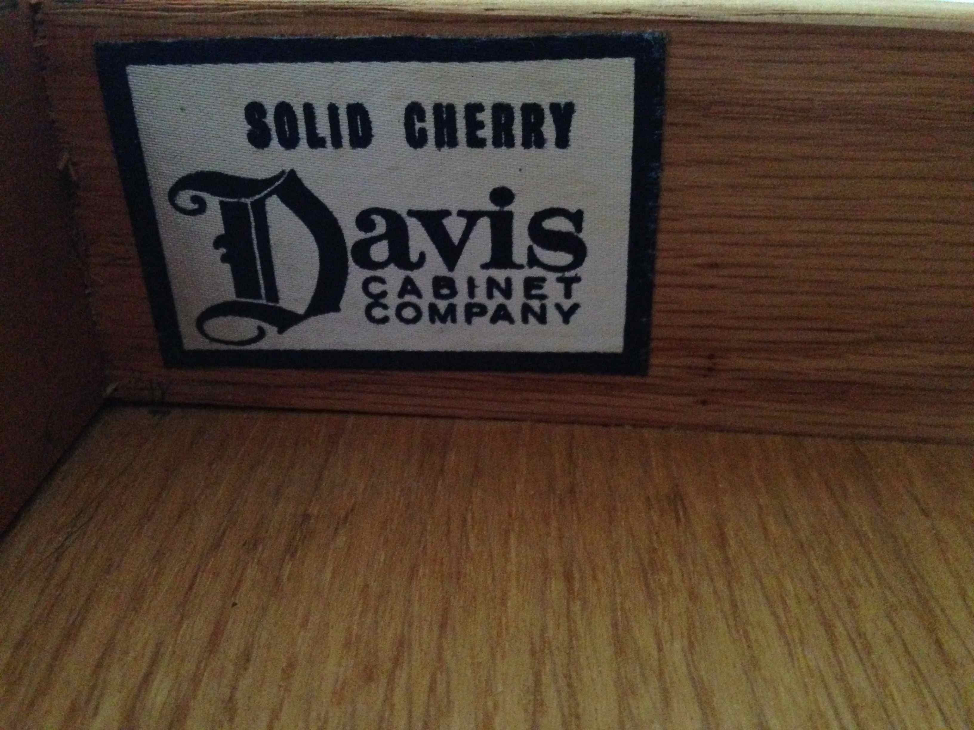 Davis Cabinet Company Drop Leaf Night Table