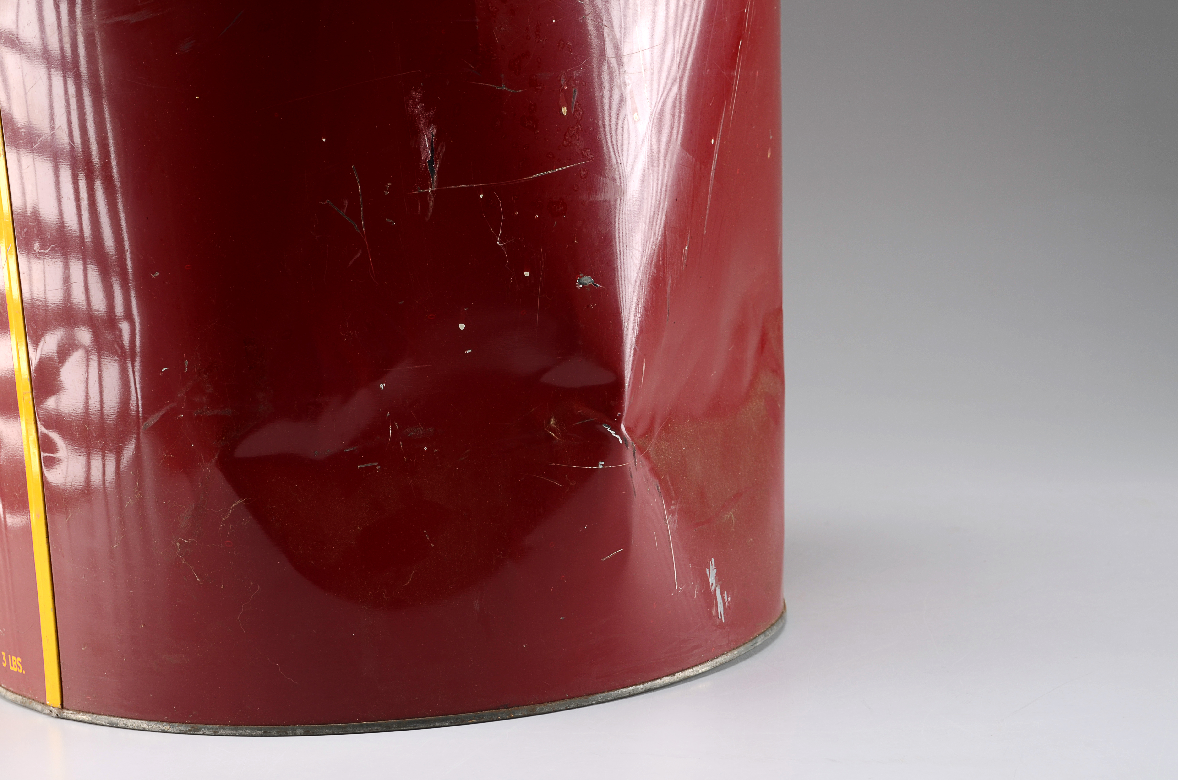 Husman's Potato Chip Can. Circa 1950's