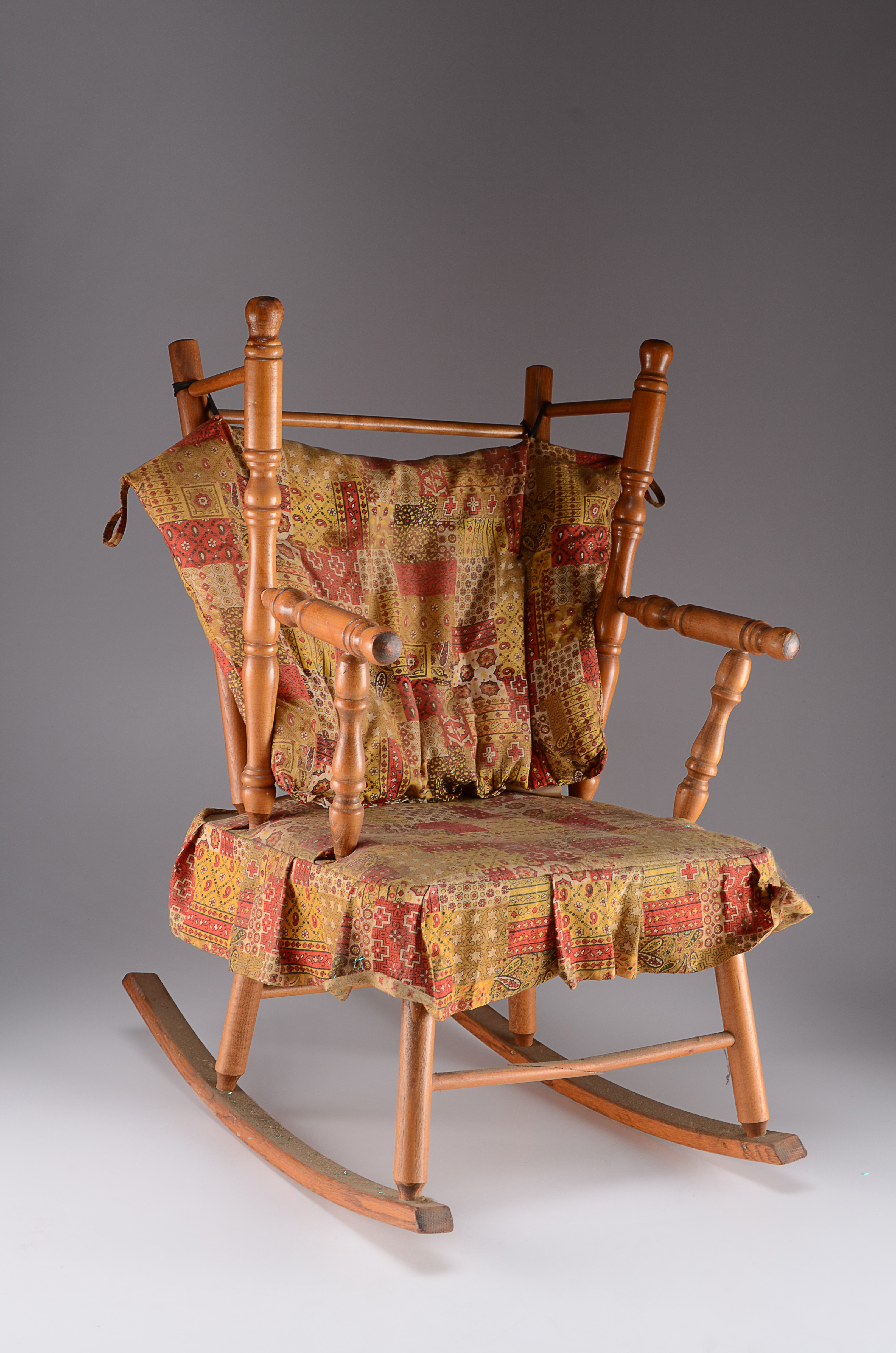 Childs Wooden 1970's Jenny Lind Style Rocker