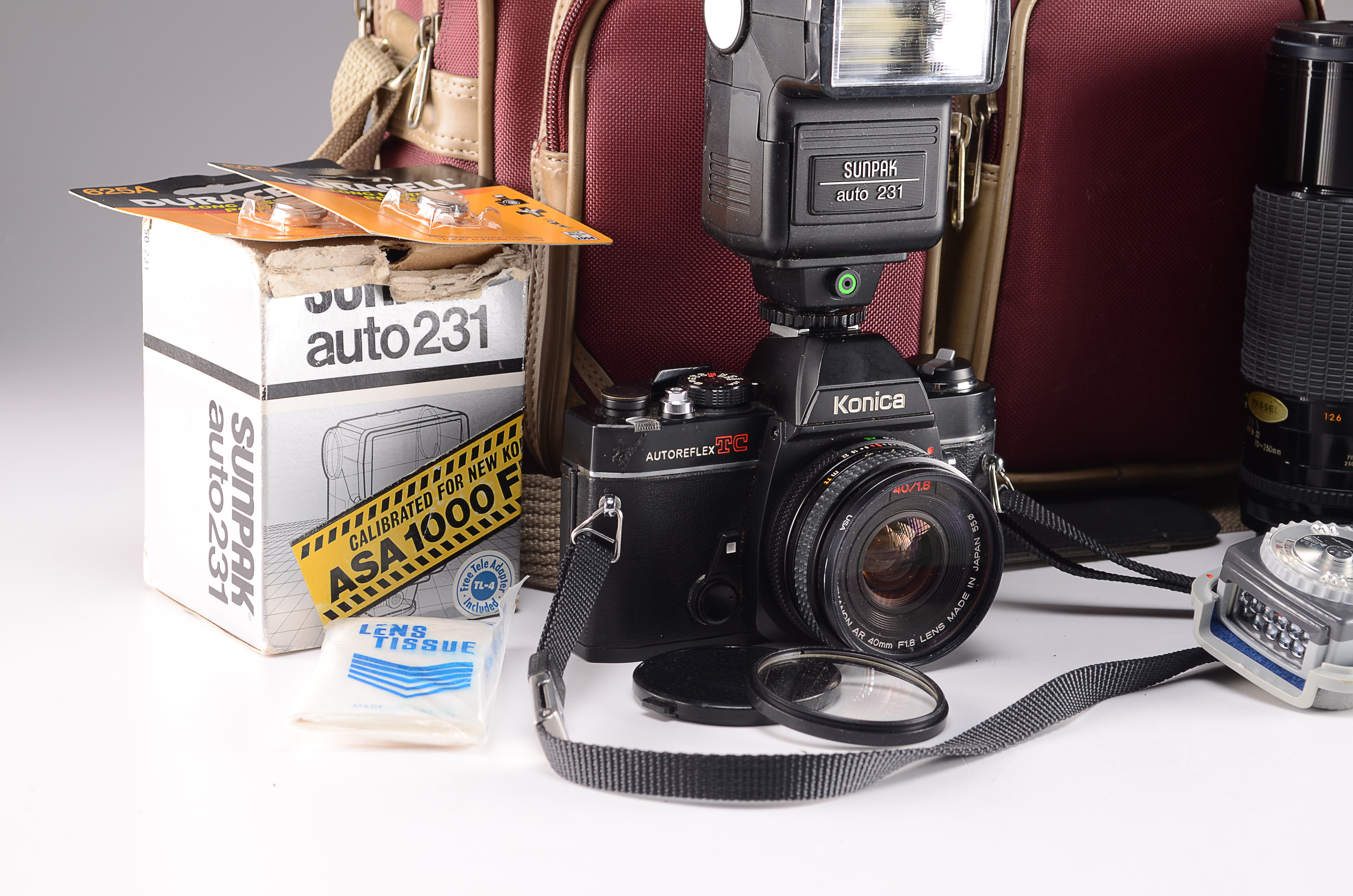  35mm SLR Konica Camera, Autoreflex And Lenses