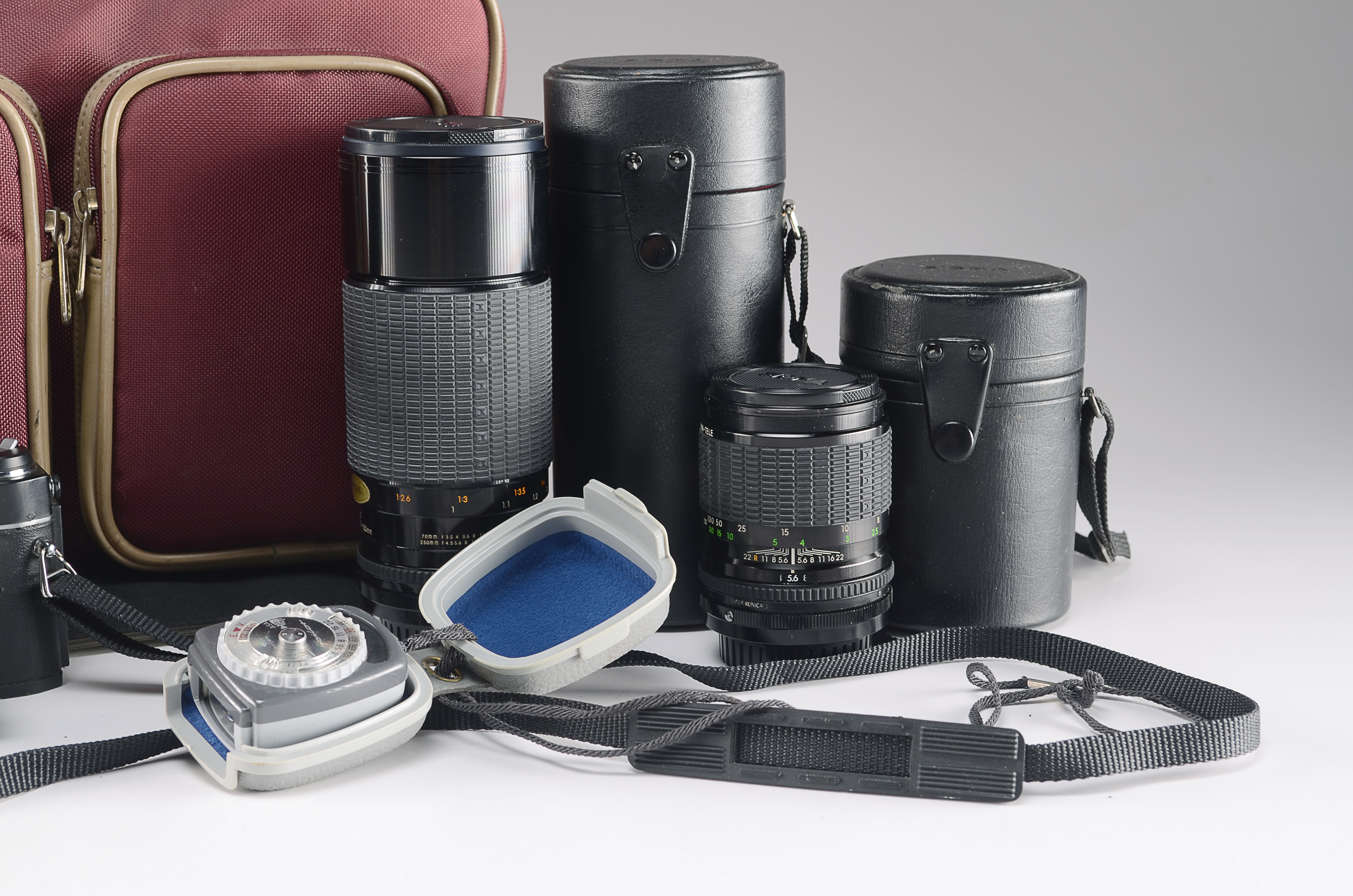  35mm SLR Konica Camera, Autoreflex And Lenses