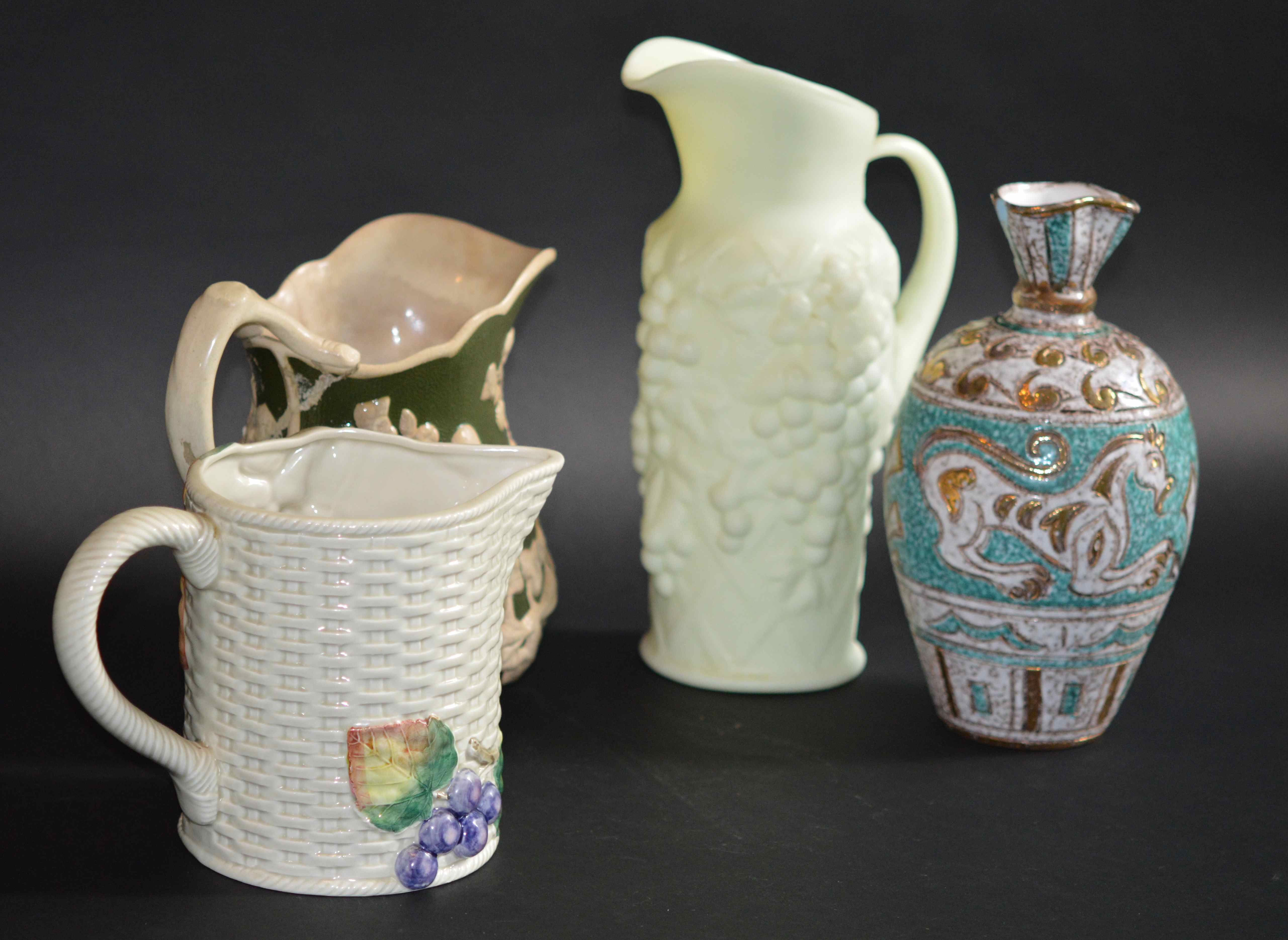 Fitz & Floyd Basketweave Pitcher and More