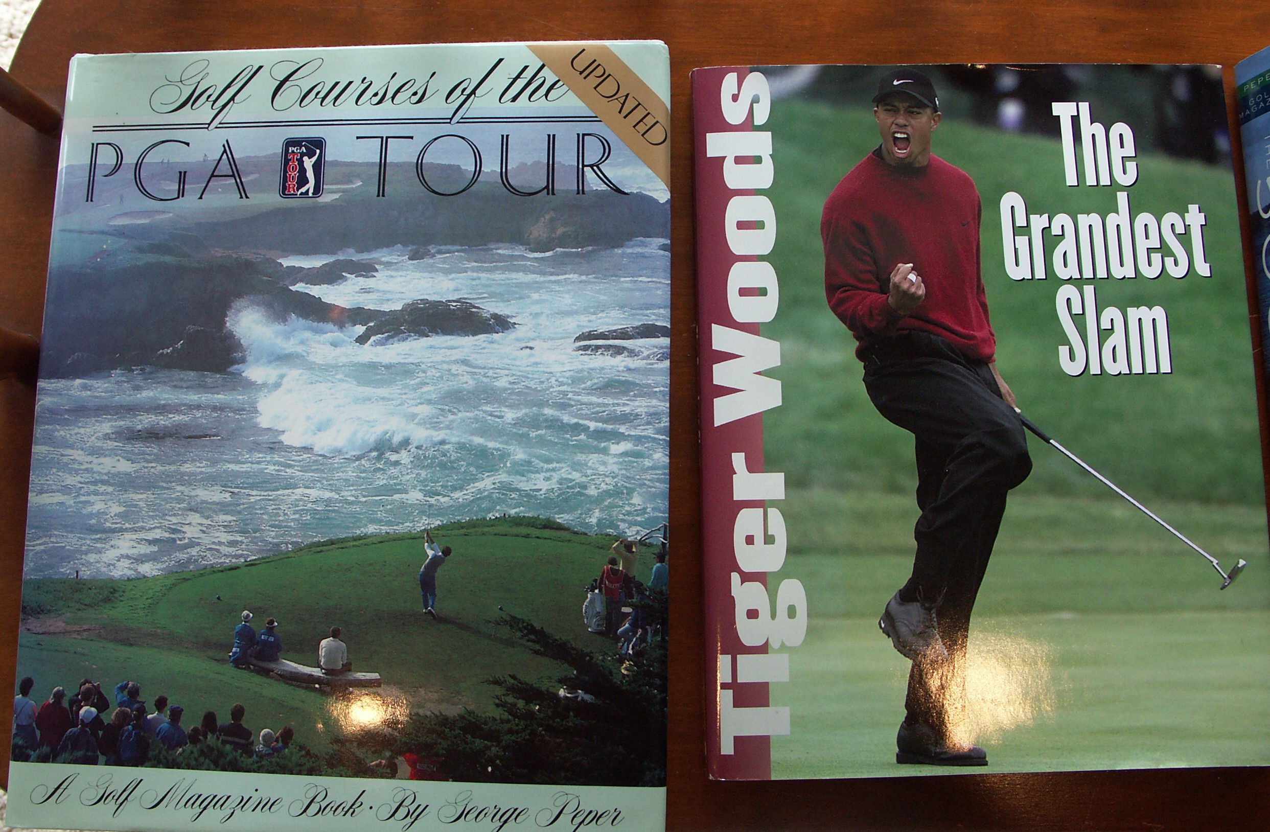 Three Golf Coffee Table Books