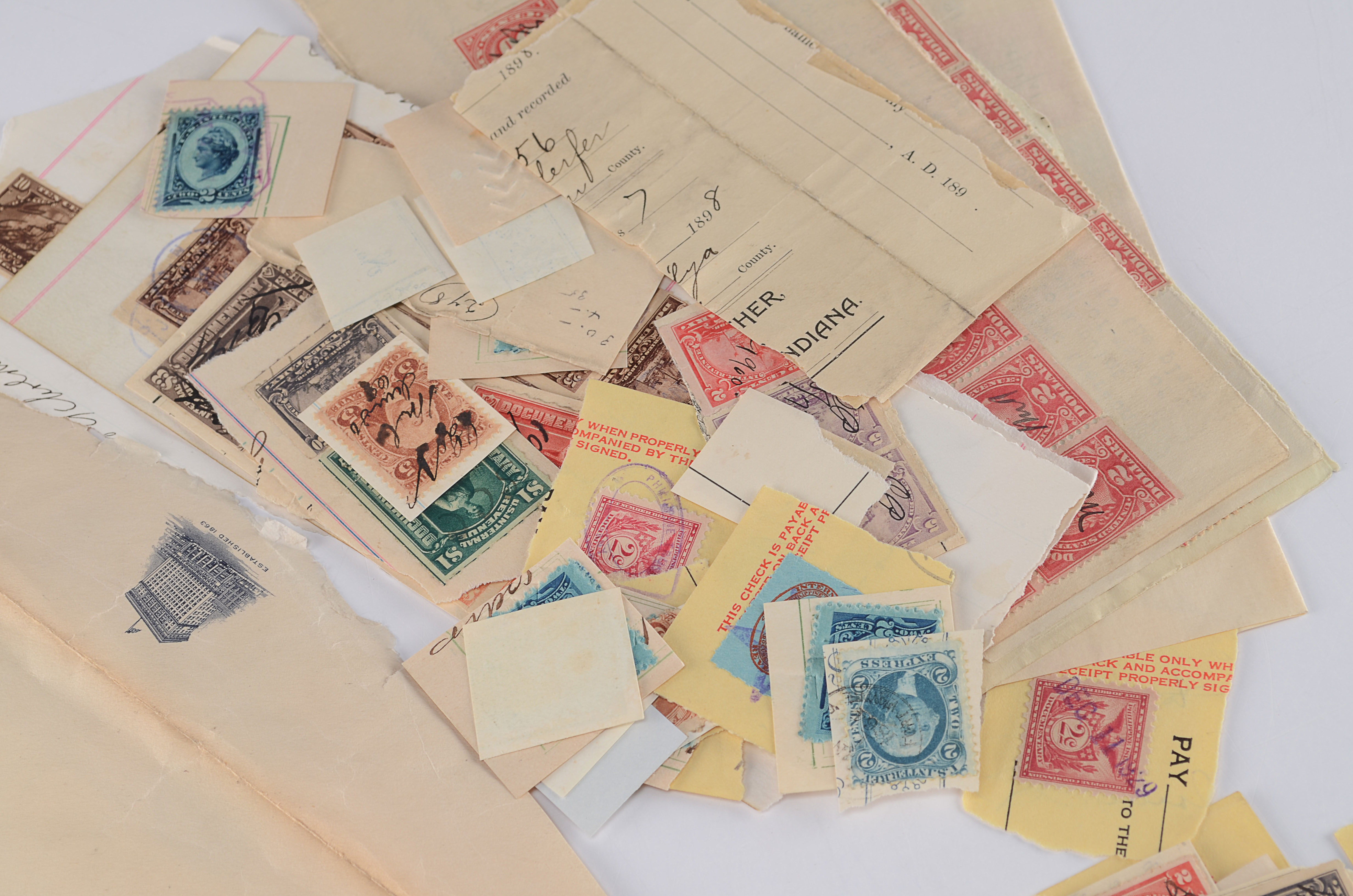 Vintage Internal Revenue Stamps