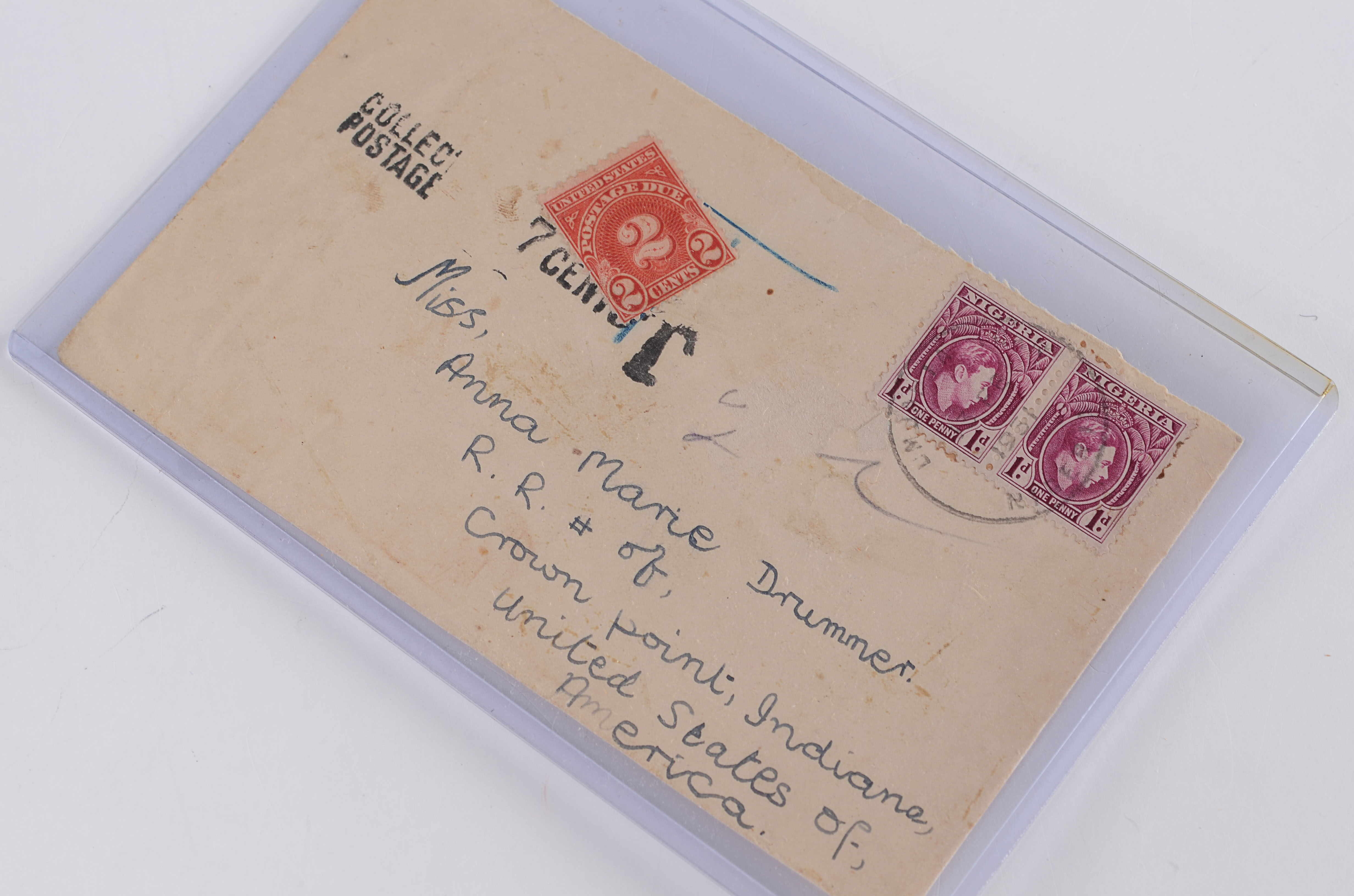 Vintage Stamp Collection Booklet and Stamps