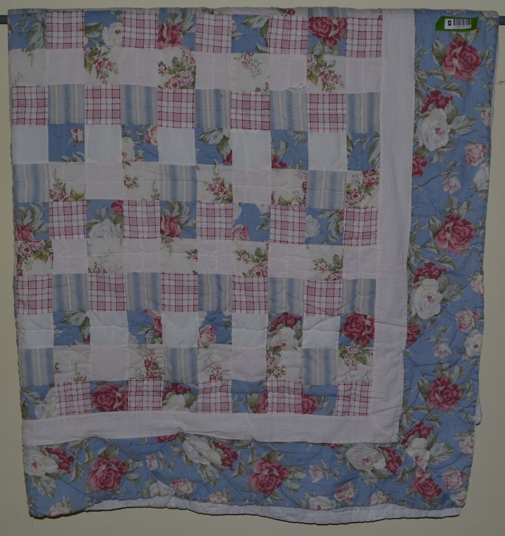 Vintage Hand Quilted Quilt