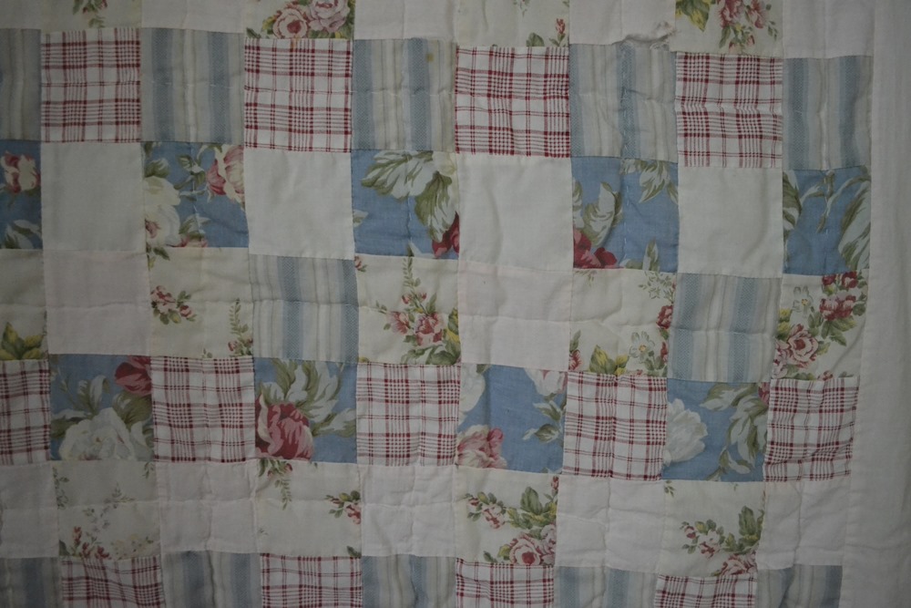 Vintage Hand Quilted Quilt